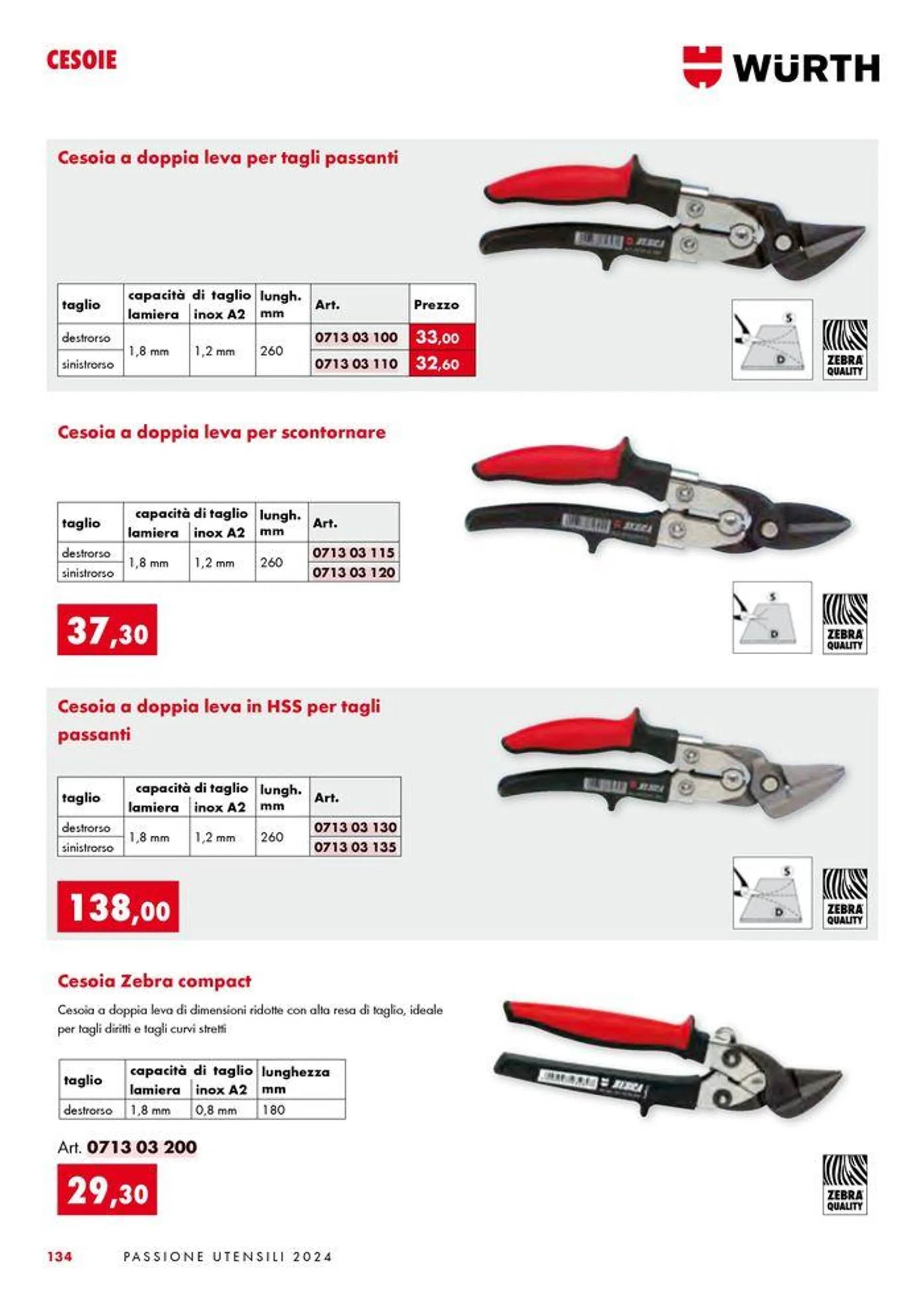 Passione utensili da 1 luglio a 31 dicembre di 2024 - Pagina del volantino 134