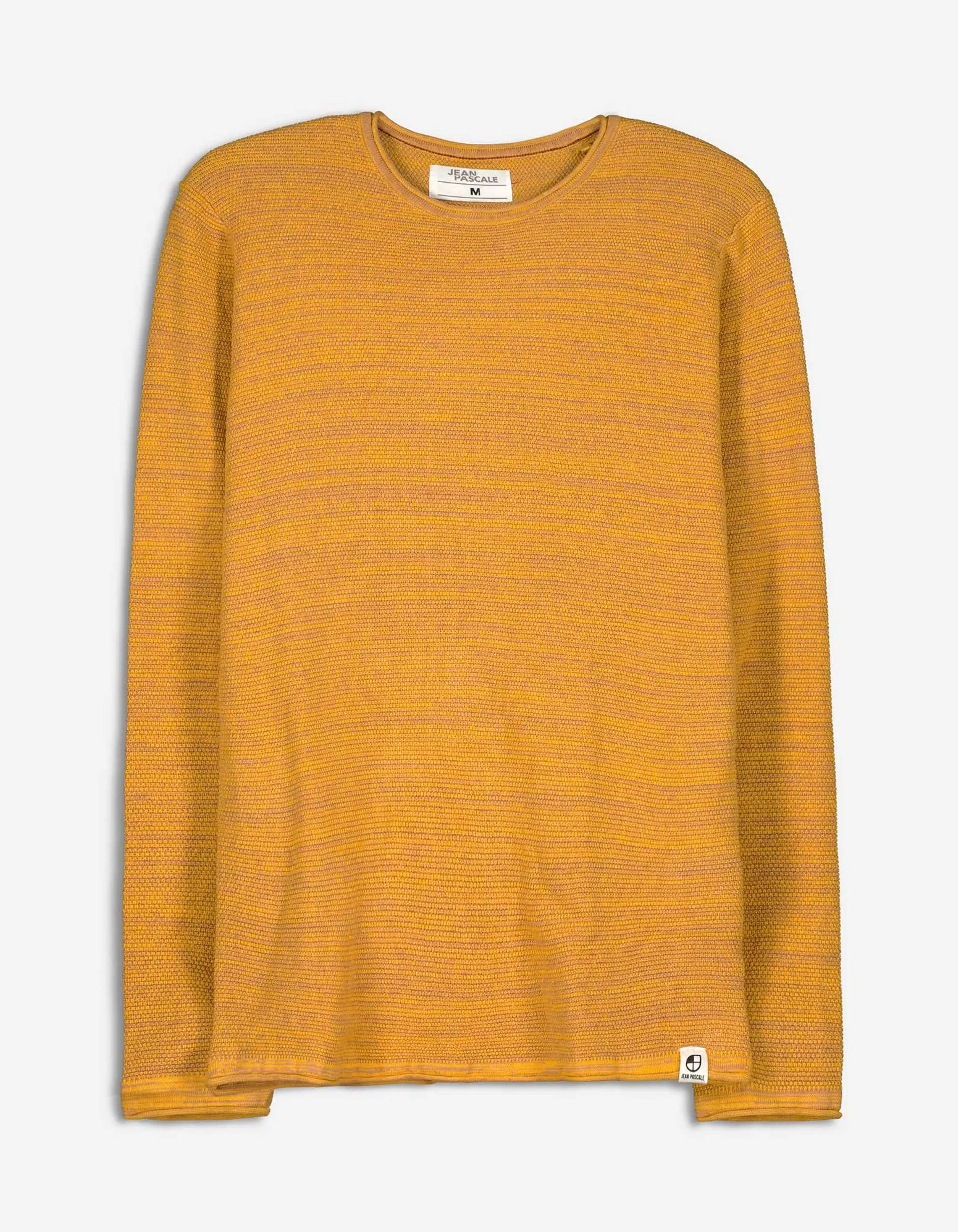 Pullover - Estremità arrotolate - giallo scuro