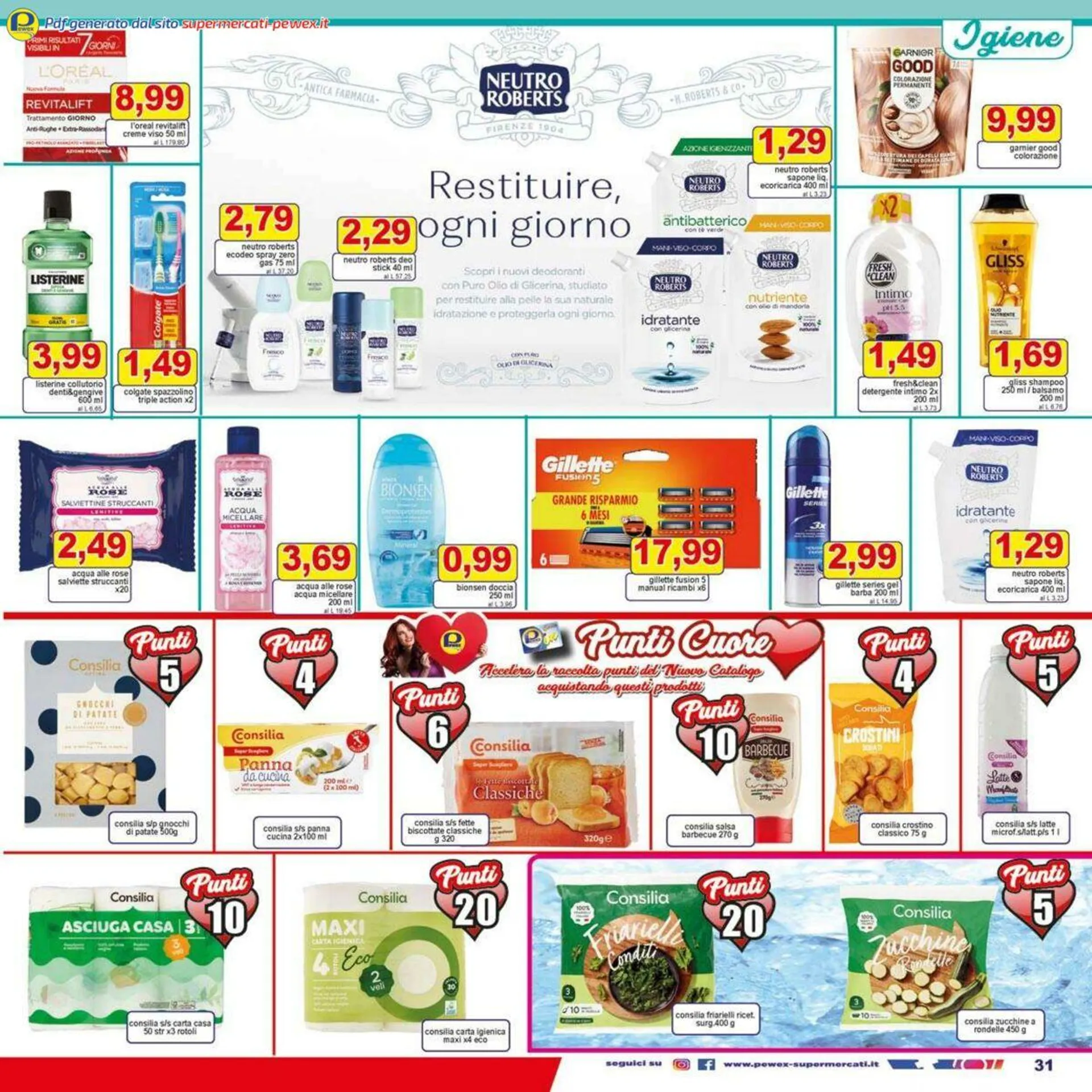 Pewex Volantino attuale da 19 settembre a 3 ottobre di 2024 - Pagina del volantino 31