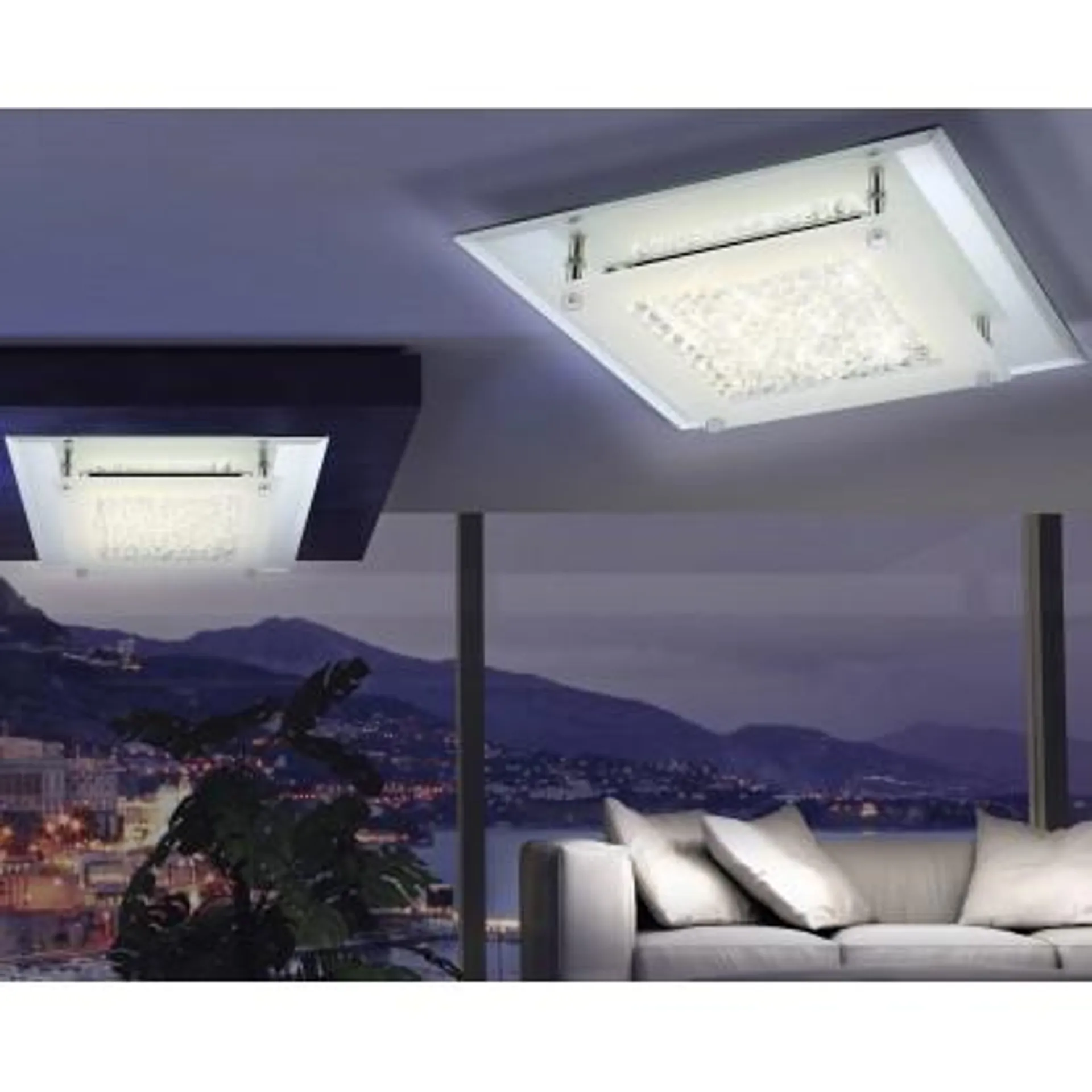 Plafoniera a LED Liana 12 W 1010 lm 6x28 cm