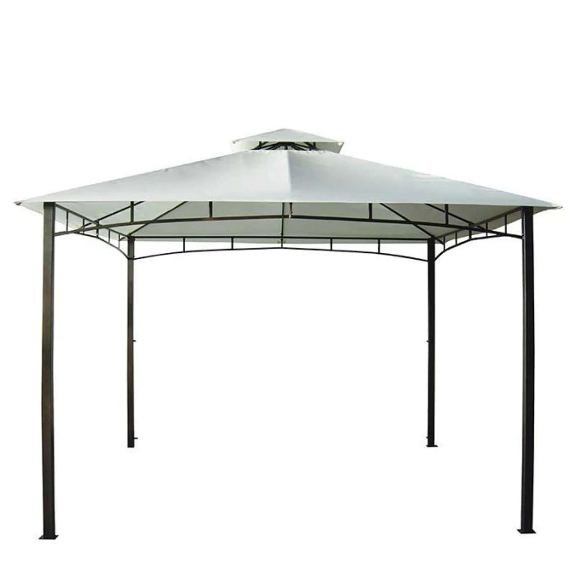 Gardenia Gazebo new malesia, 3x3 mt colore ecrù