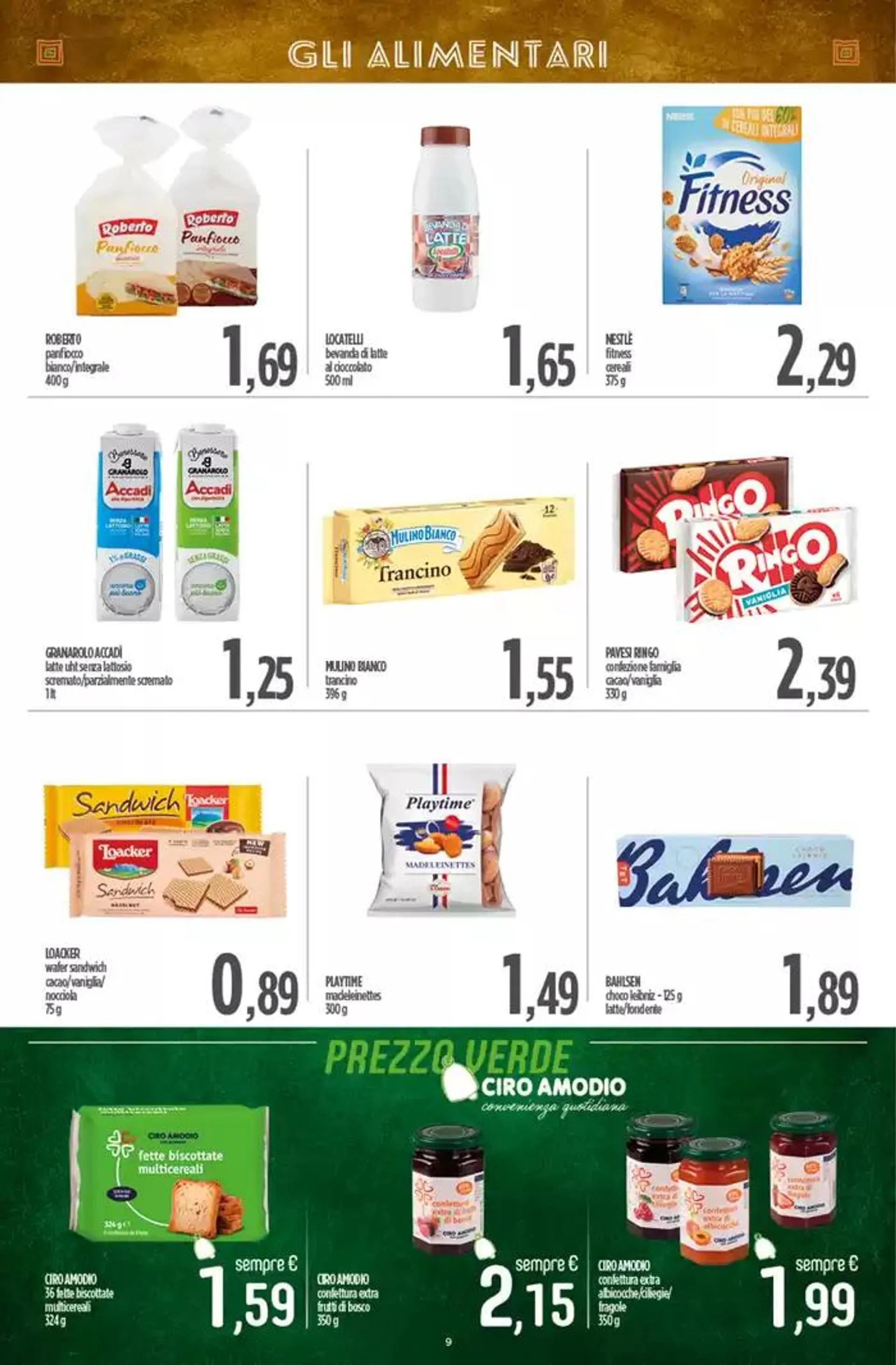 Il fresco quotidiano da 25 aprile a 5 maggio di 2025 - Pagina del volantino 9