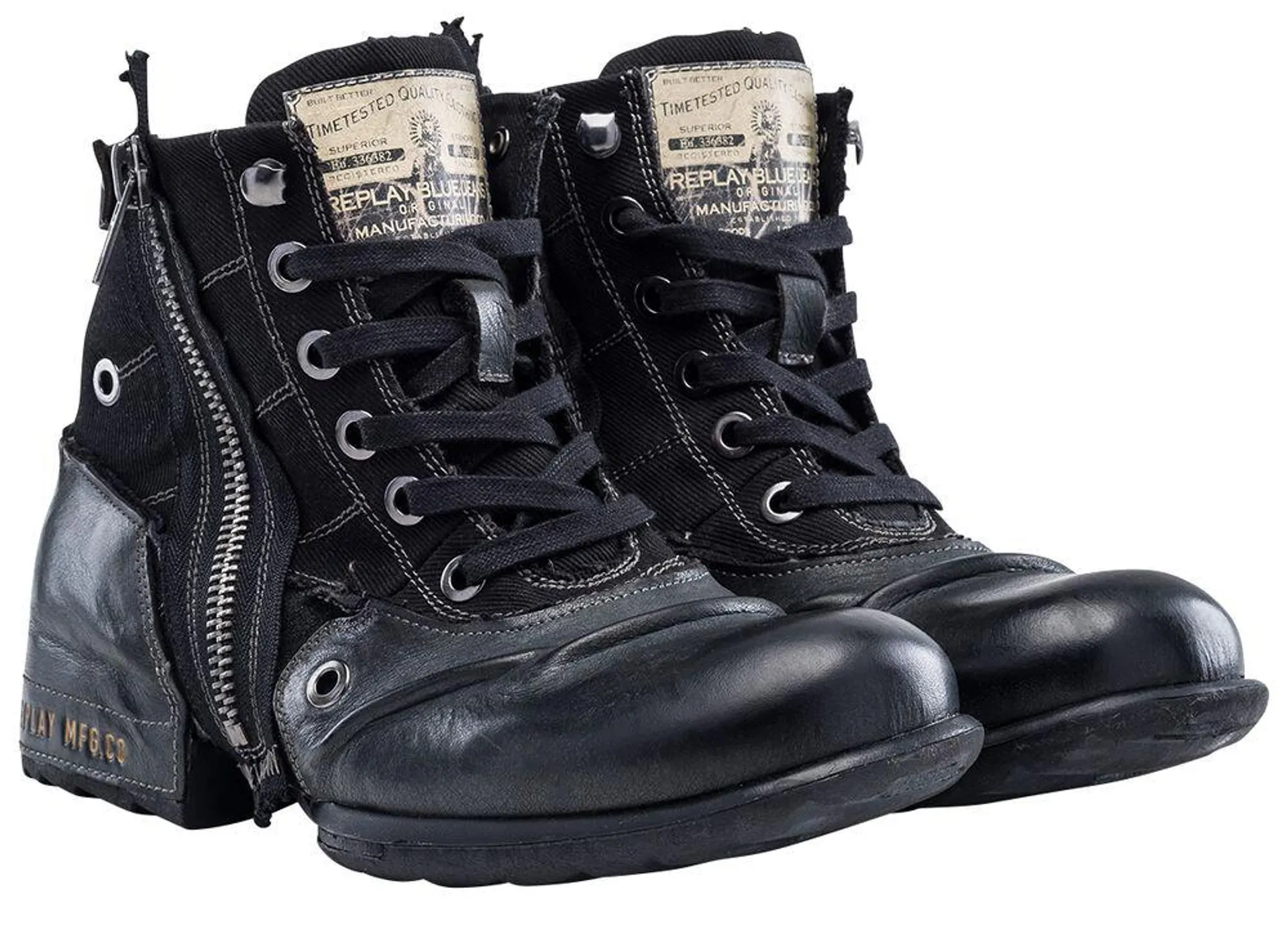 "Clutch" Botas Negro de Replay Footwear