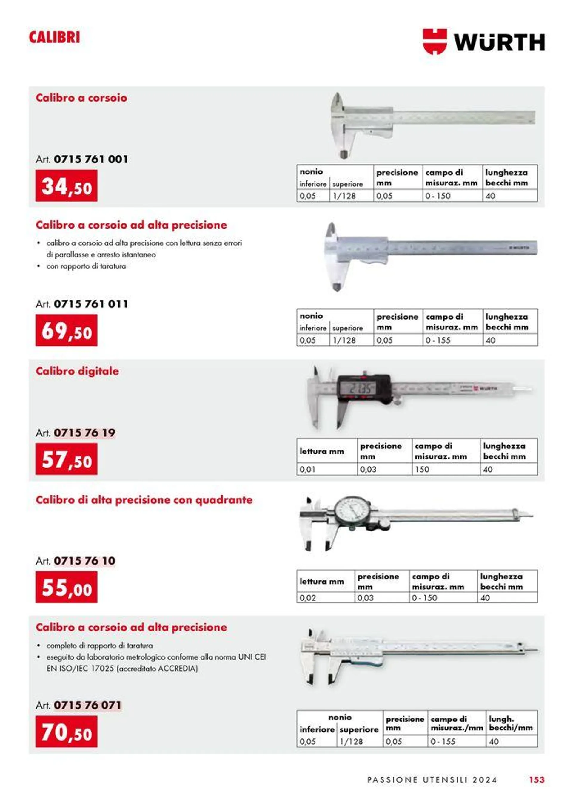 Passione utensili da 1 luglio a 31 dicembre di 2024 - Pagina del volantino 153