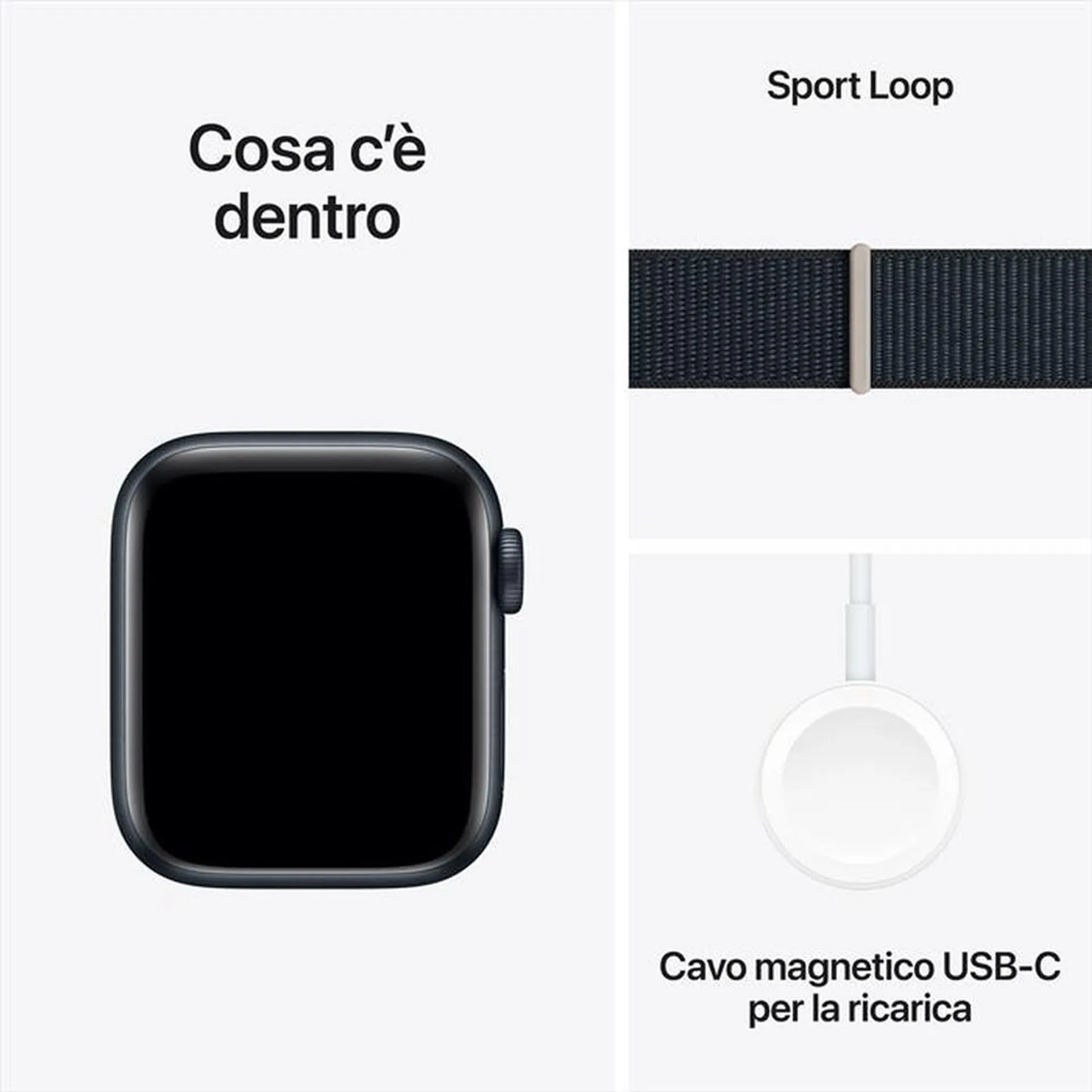 APPLE - Watch SE GPS Cassa 40mm-Mezzanotte