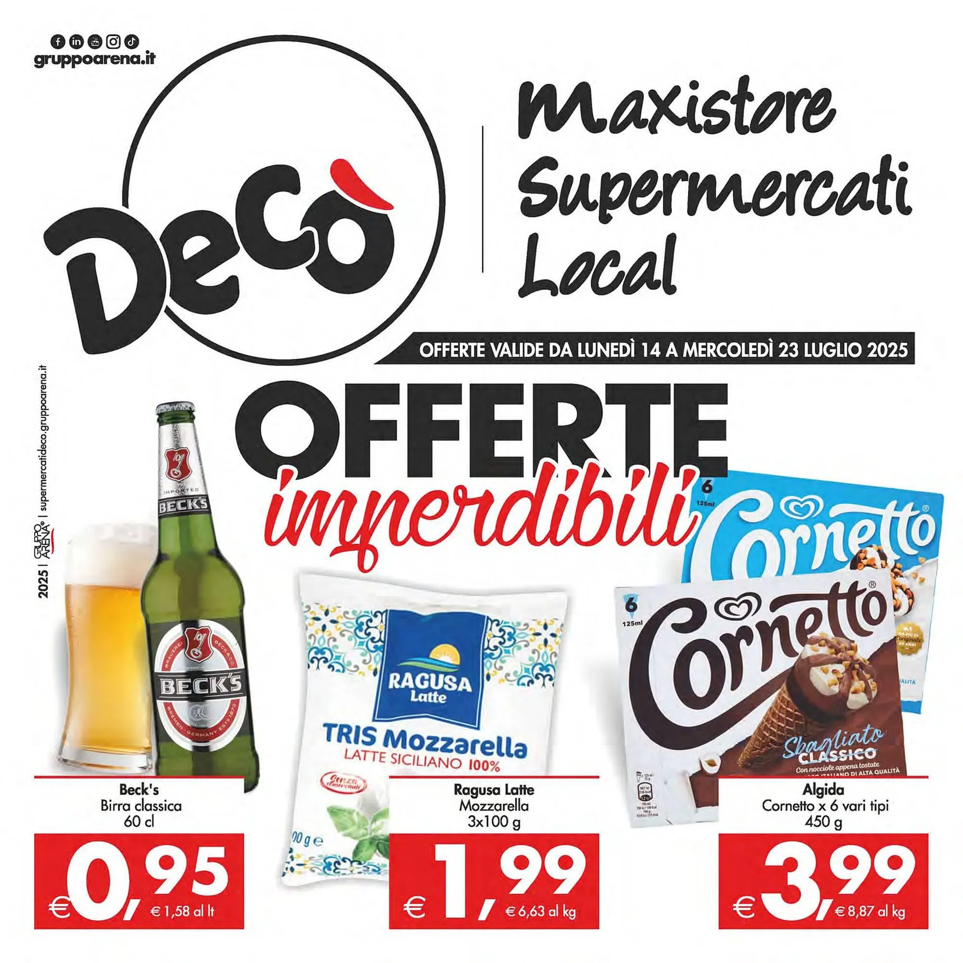 Volantino Deco Maxistore da 14 luglio a 23 luglio di 2025 - Pagina del volantino 1