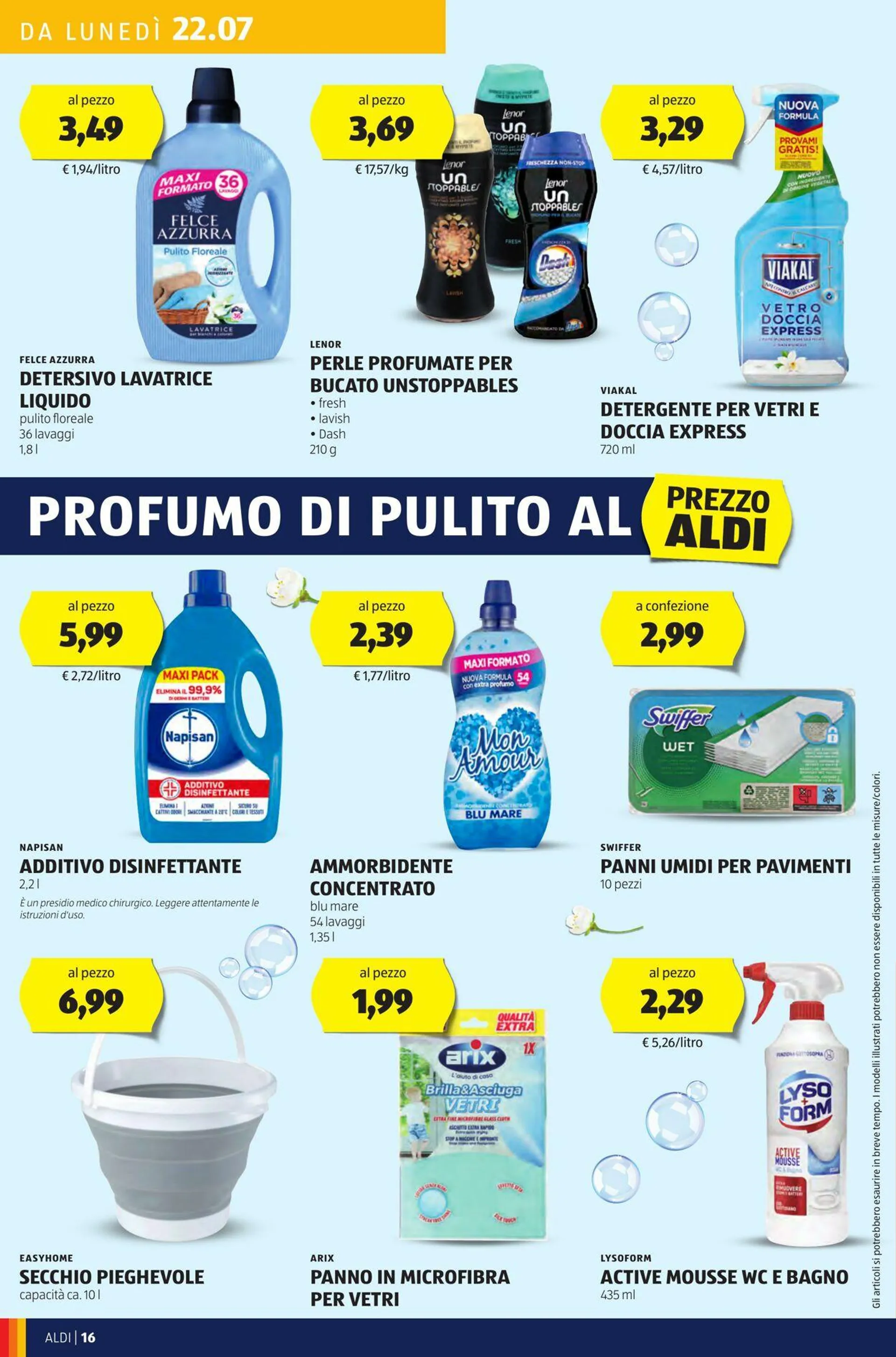 Aldi Volantino attuale da 22 luglio a 28 luglio di 2024 - Pagina del volantino 16