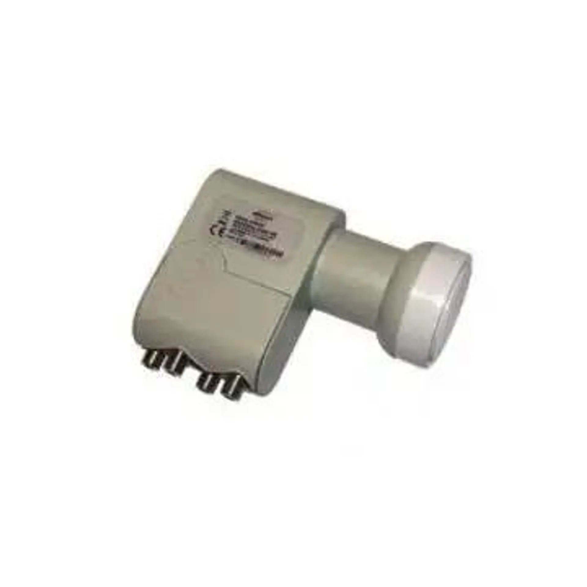 Digiquest LNB 402 Quad convertitori abbassatore di frequenza Low Noise Block (LNB) 10,7 - 12,75 GHz Grigio, Bianco