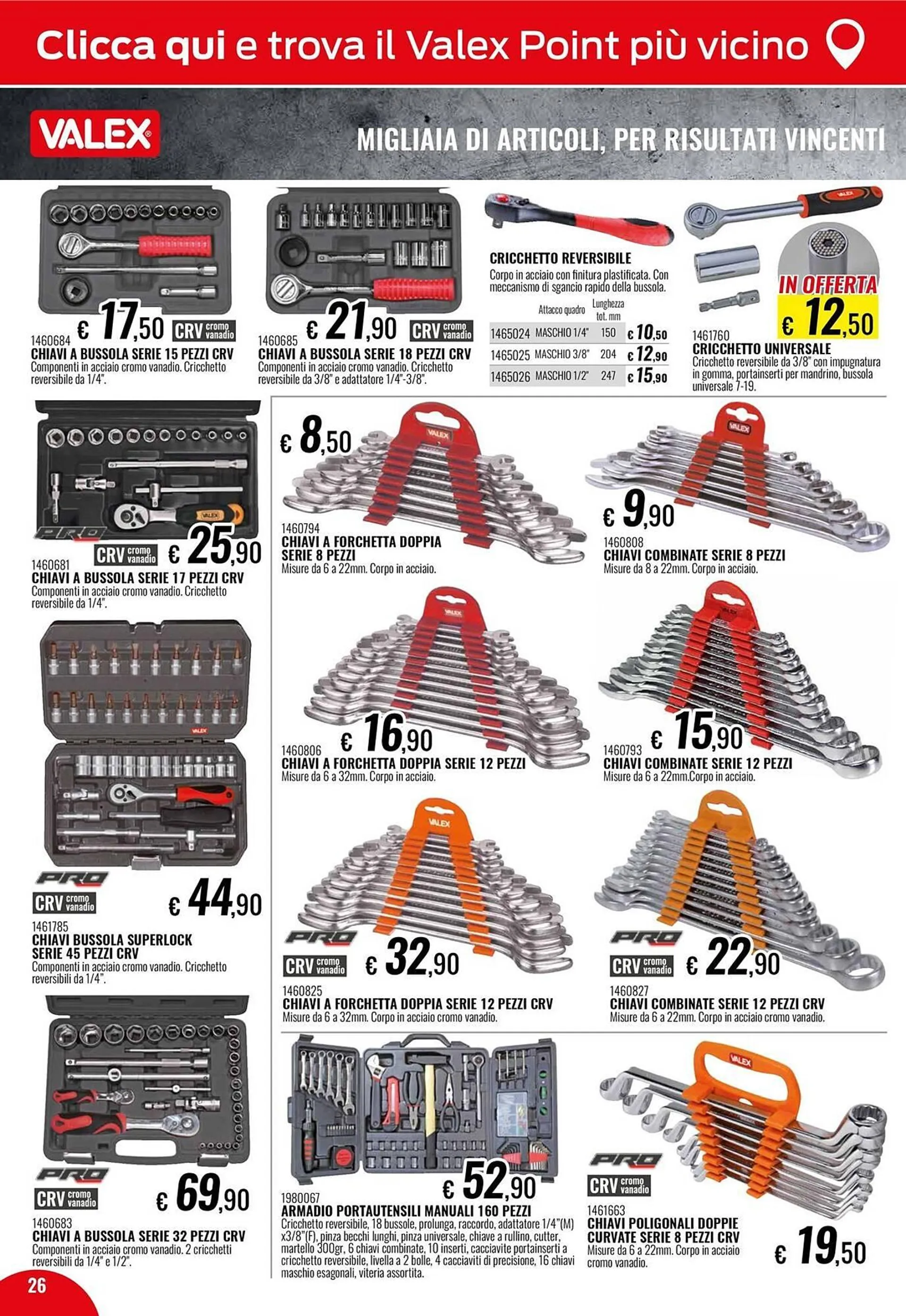 Volantino Valex da 24 settembre a 28 febbraio di 2025 - Pagina del volantino 26