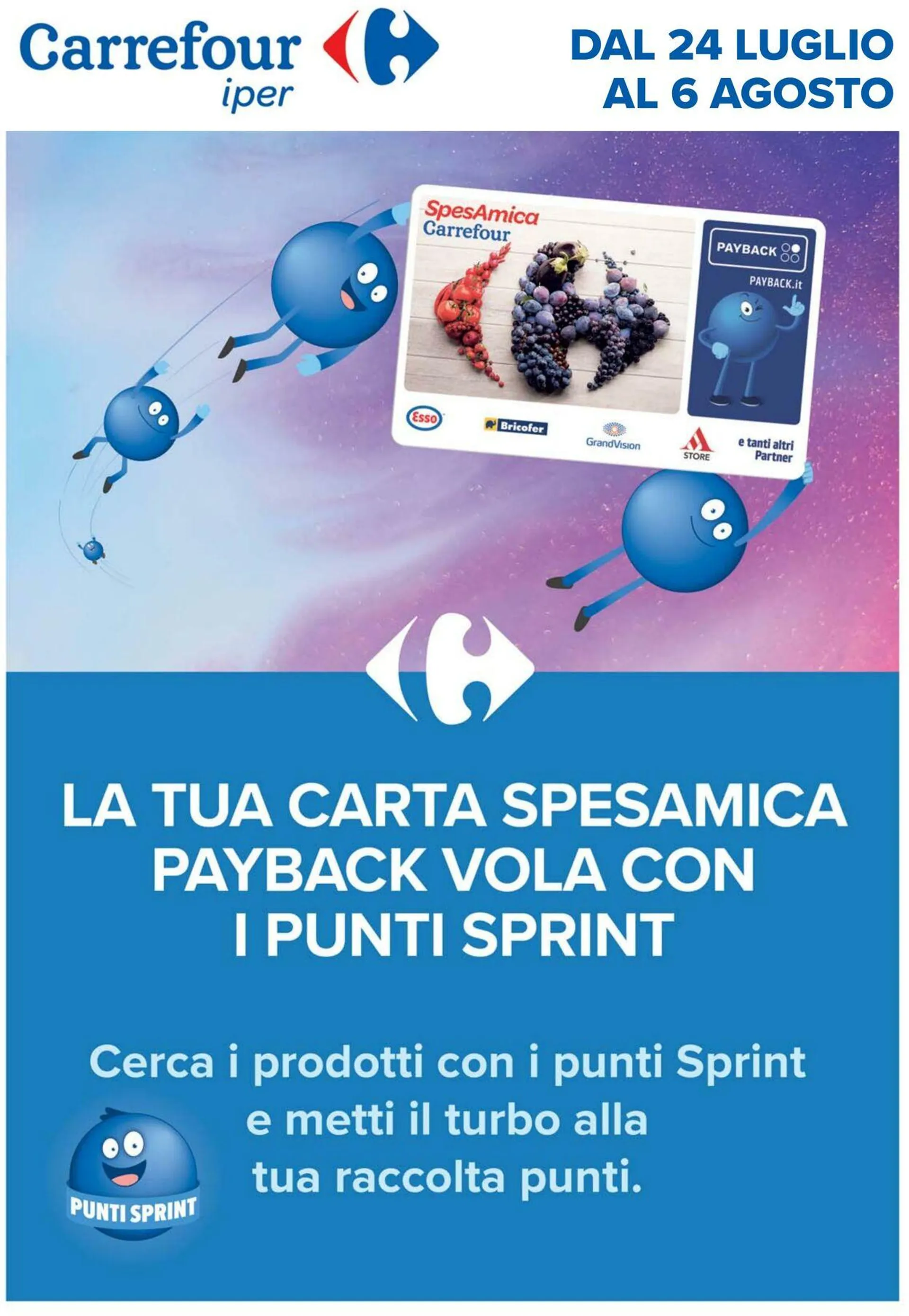 Carrefour Volantino attuale da 24 luglio a 6 agosto di 2025 - Pagina del volantino 1