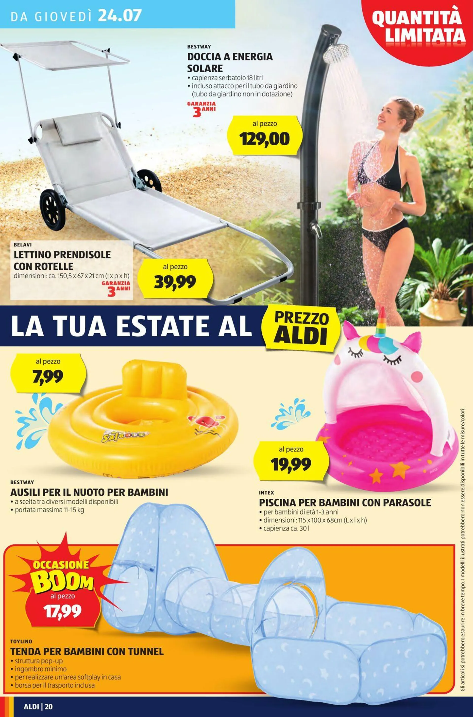 Aldi Volantino attuale da 21 luglio a 27 luglio di 2025 - Pagina del volantino 20