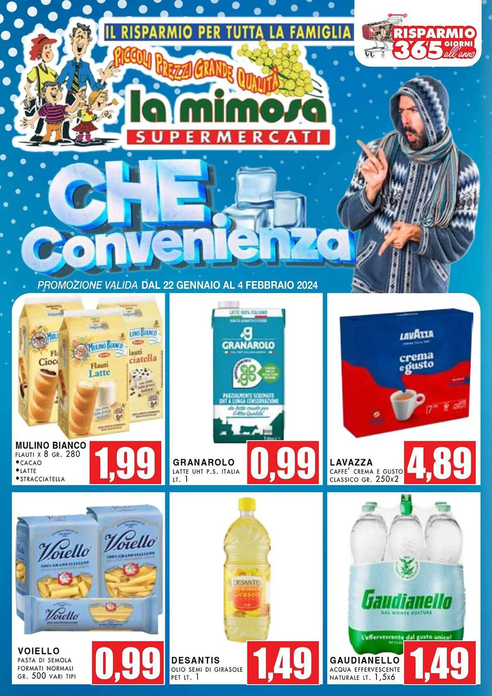 Volantino La Mimosa Supermercati da 22 gennaio a 4 febbraio di 2024 - Pagina del volantino 