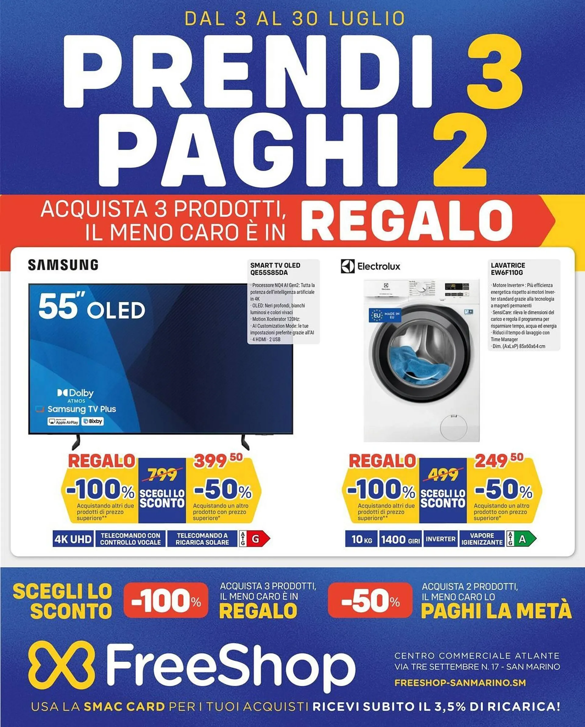 Volantino FreeShop da 3 luglio a 30 luglio di 2025 - Pagina del volantino 1