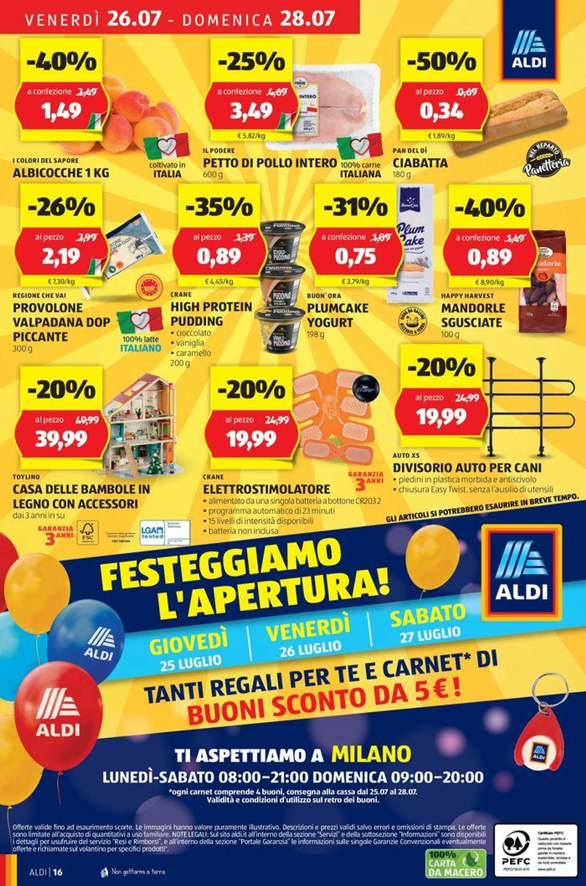 SOTTOCOSTO da 25 luglio a 28 luglio di 2024 - Pagina del volantino 16