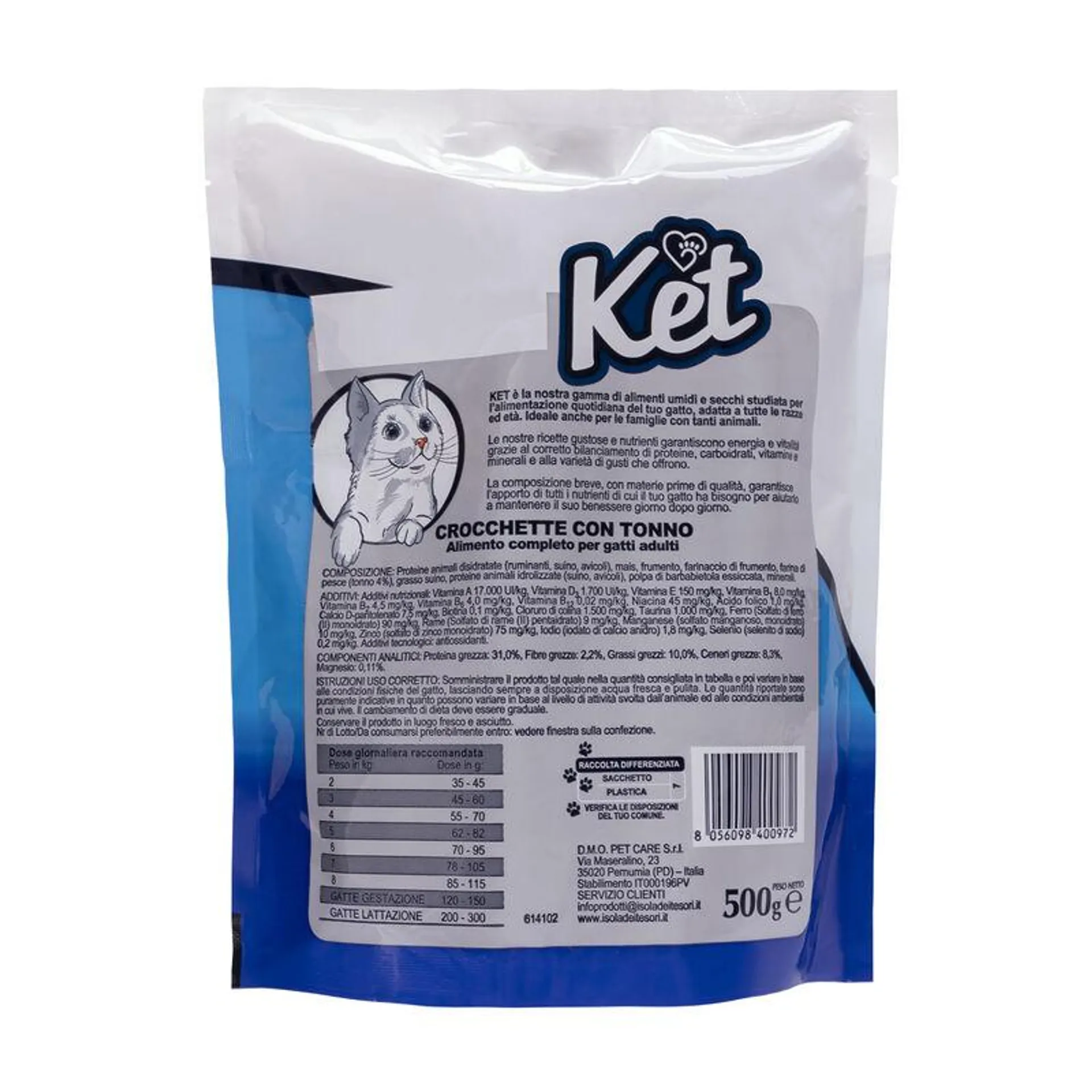 Ket Cat Adult Tonno 500 gr