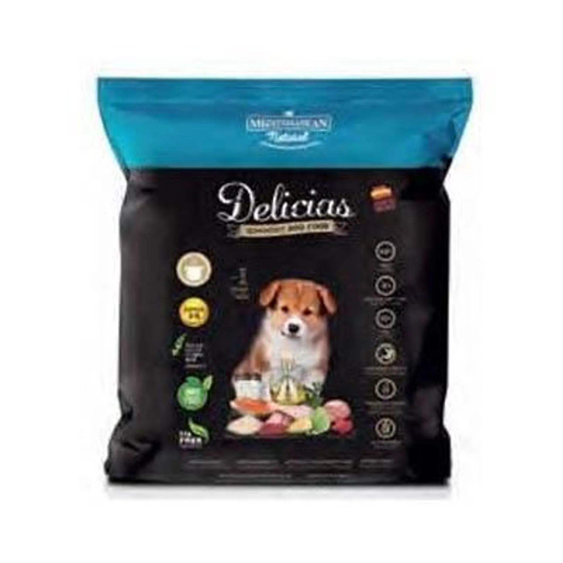 Mediterranean Natural Delicias alimento completo semi umido puppy