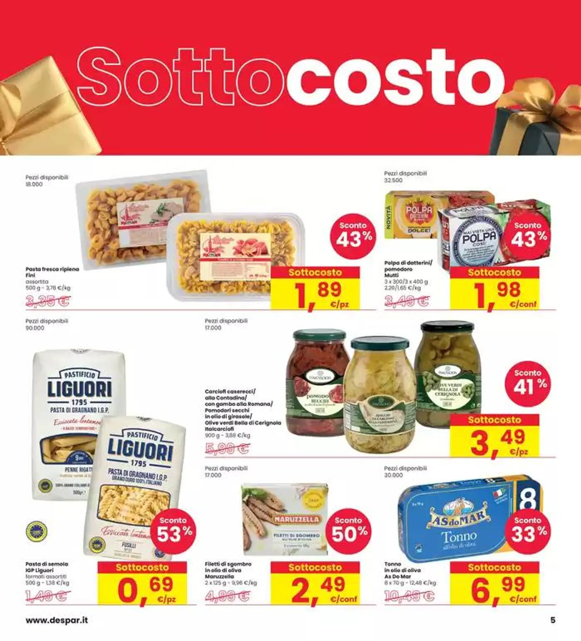 Sottocosto  da 5 dicembre a 14 dicembre di 2024 - Pagina del volantino 5