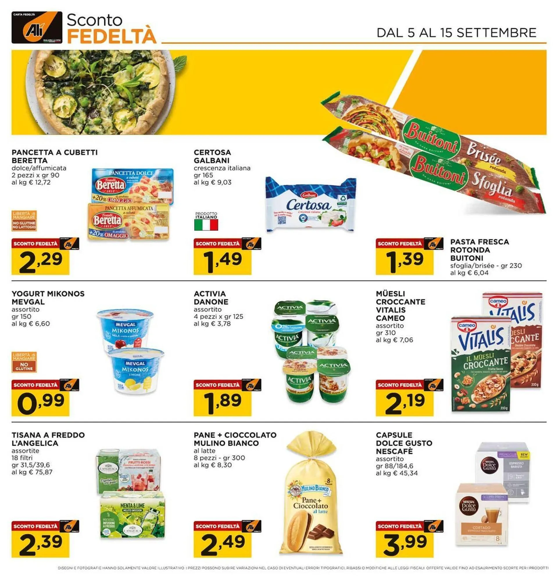 Volantino Alì Supermercati da 5 settembre a 14 settembre di 2024 - Pagina del volantino 12