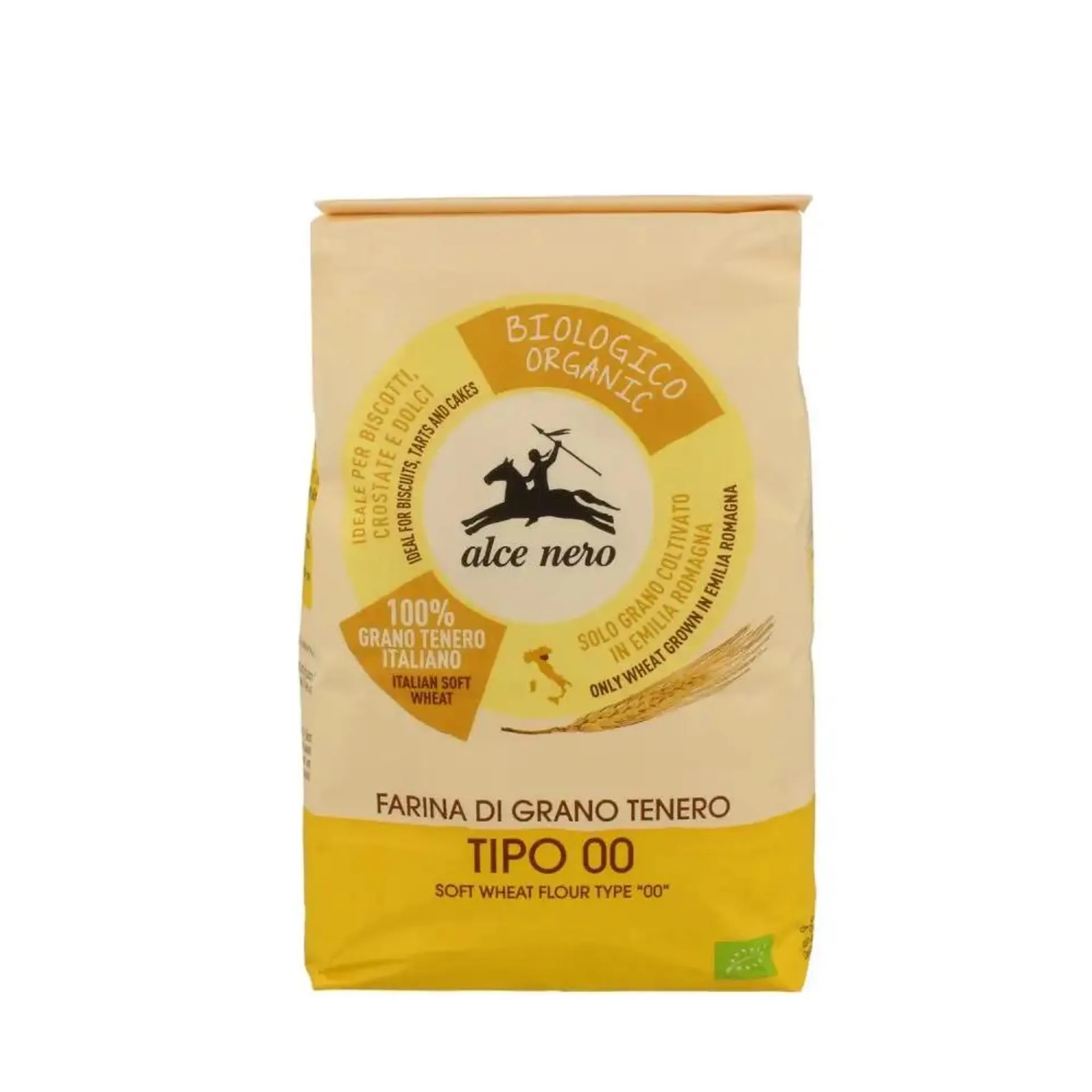 Alce Nero Farina di grano tenero tipo 00 Bio kg. 1