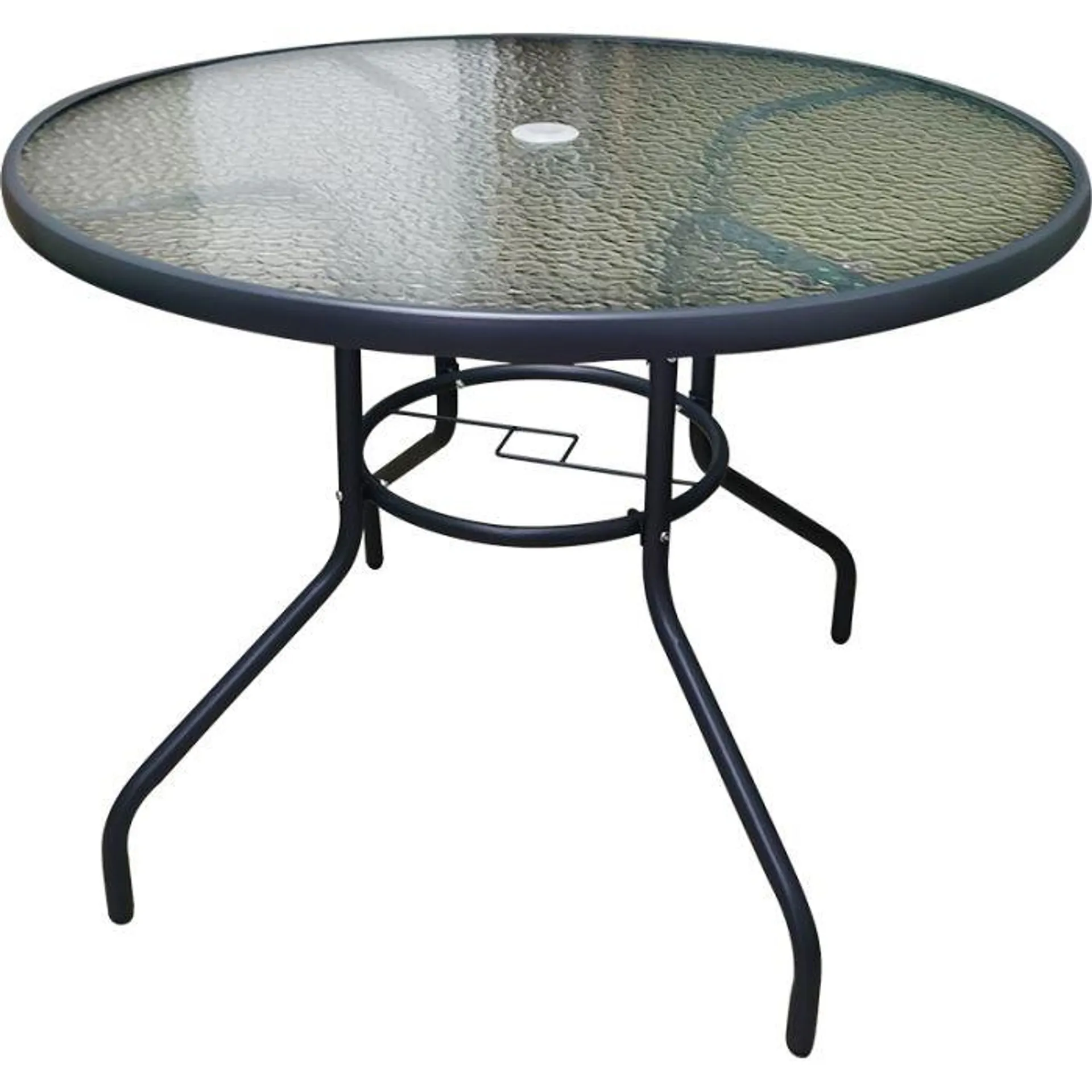 Gardenia Tavolo bistrot con top in vetro, Ø 100 cm