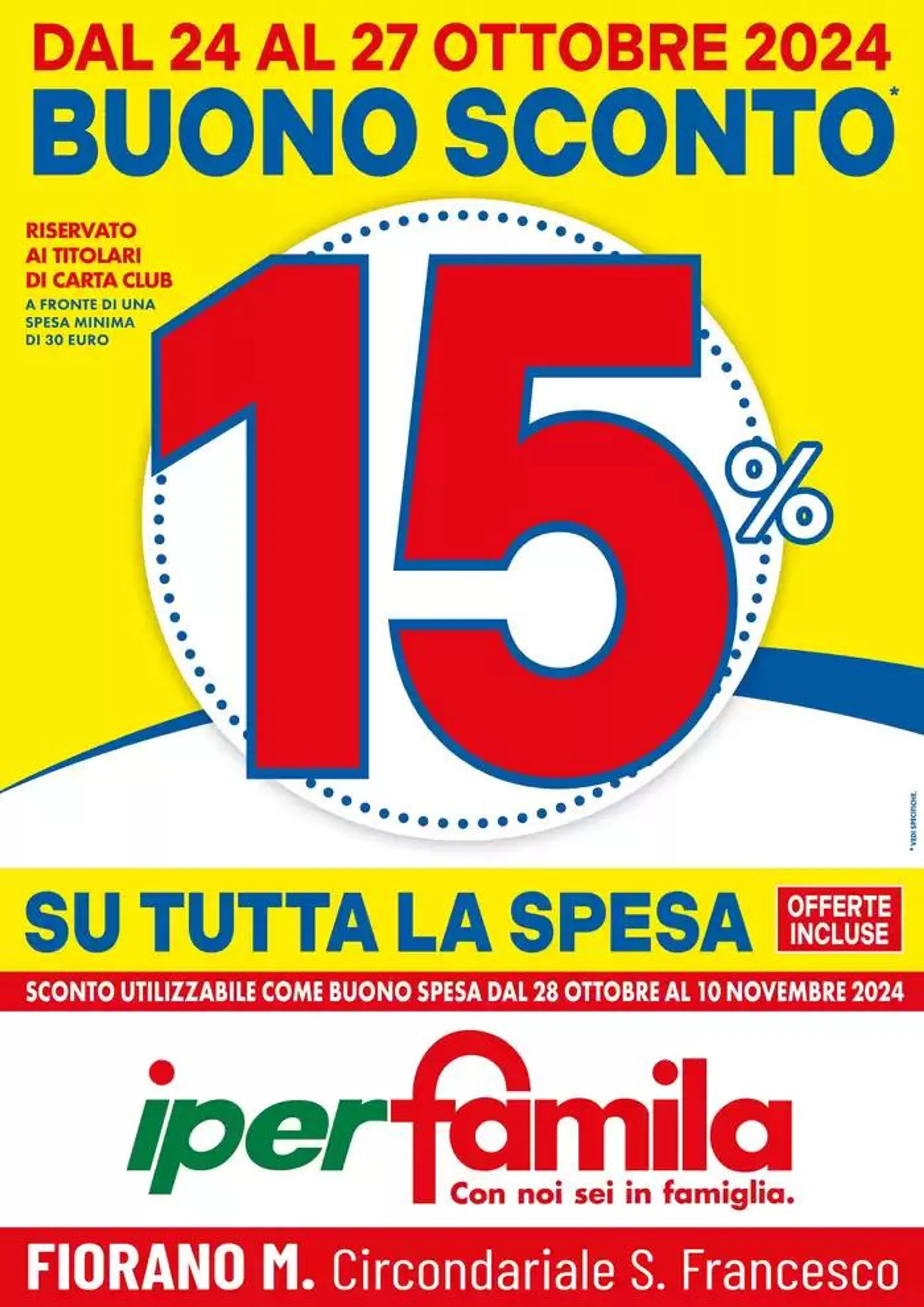 Buono sconto 15% - 1