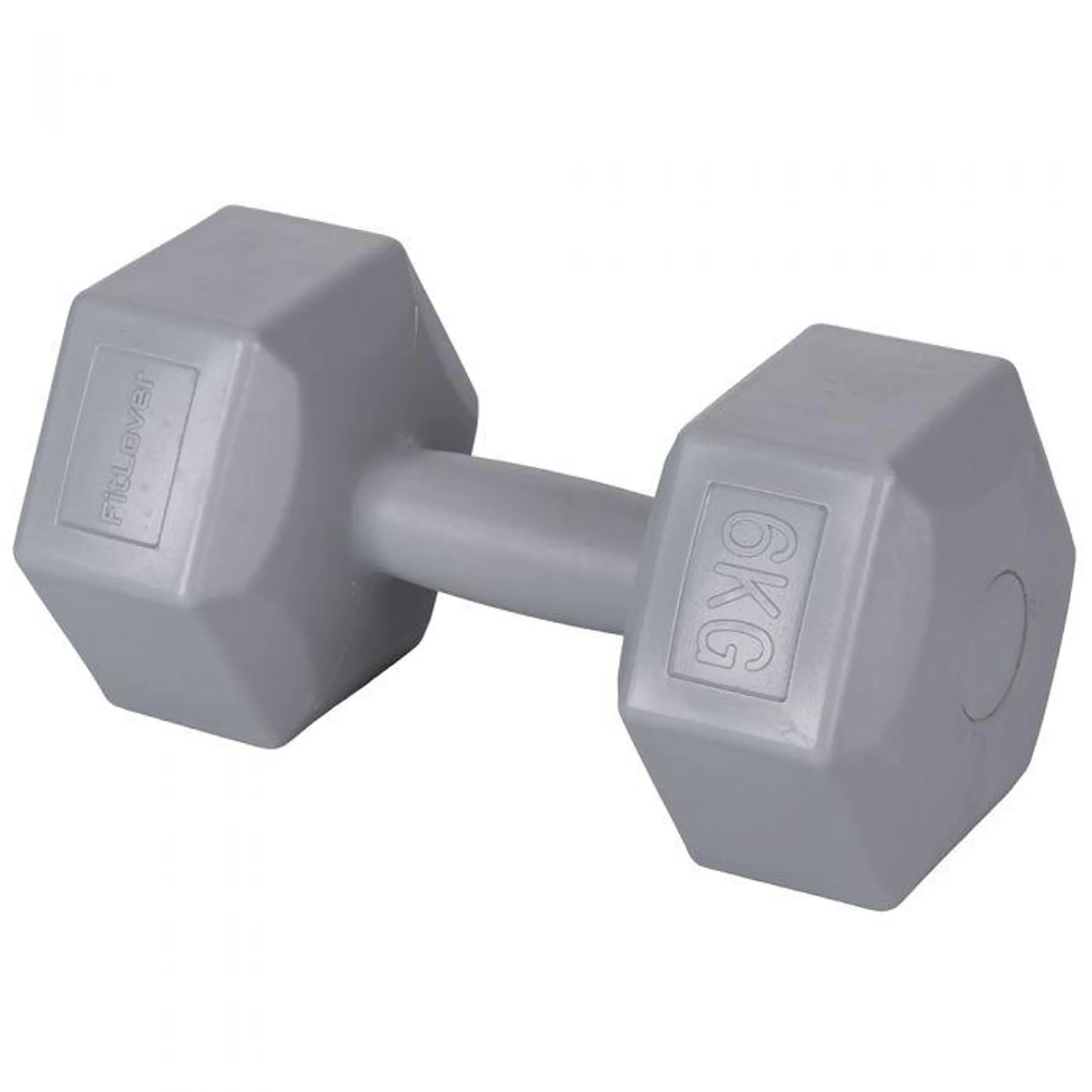 Manubrio fitness 6 Kg, grigio, FitLover