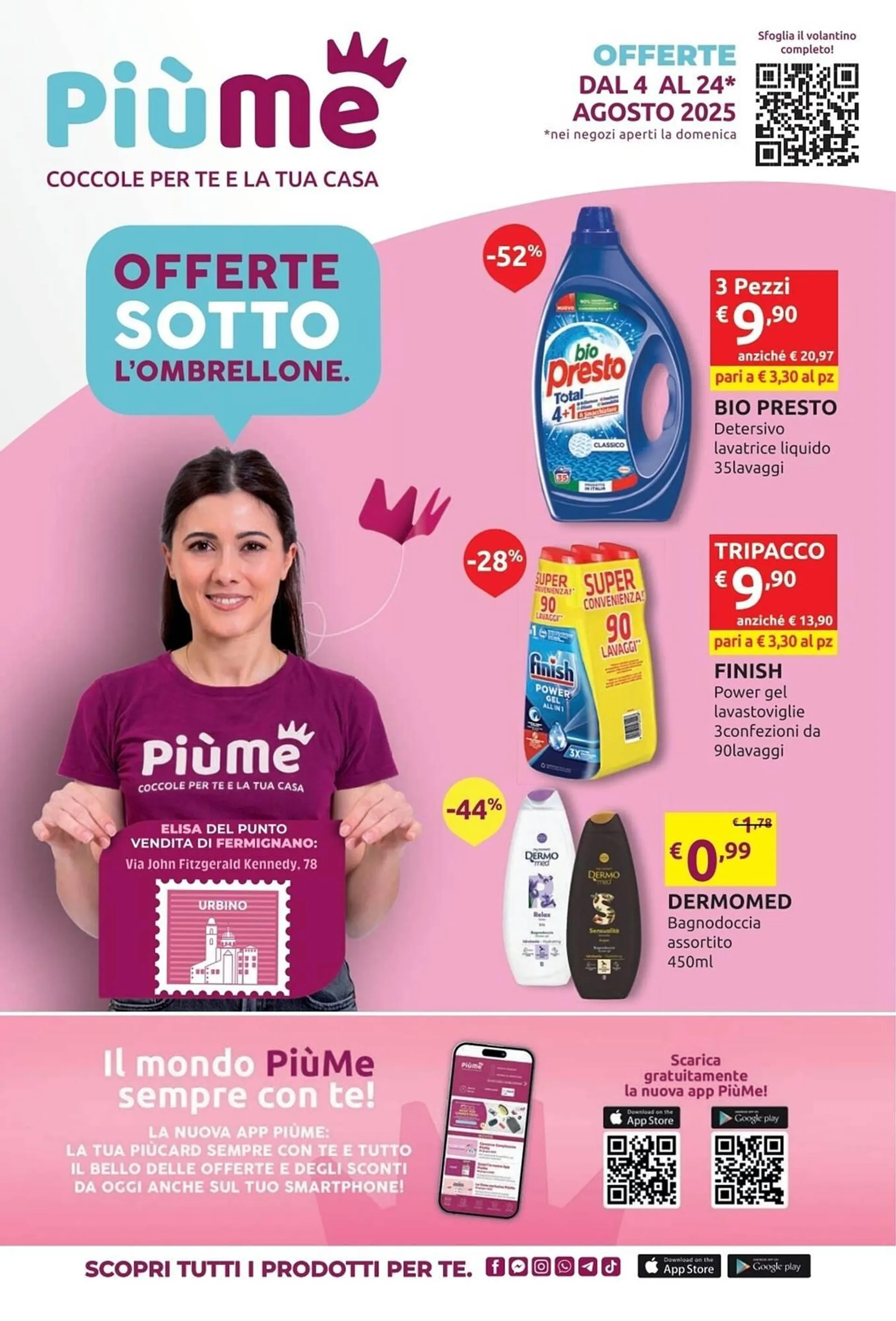Volantino PiùMe da 4 agosto a 24 agosto di 2025 - Pagina del volantino 1