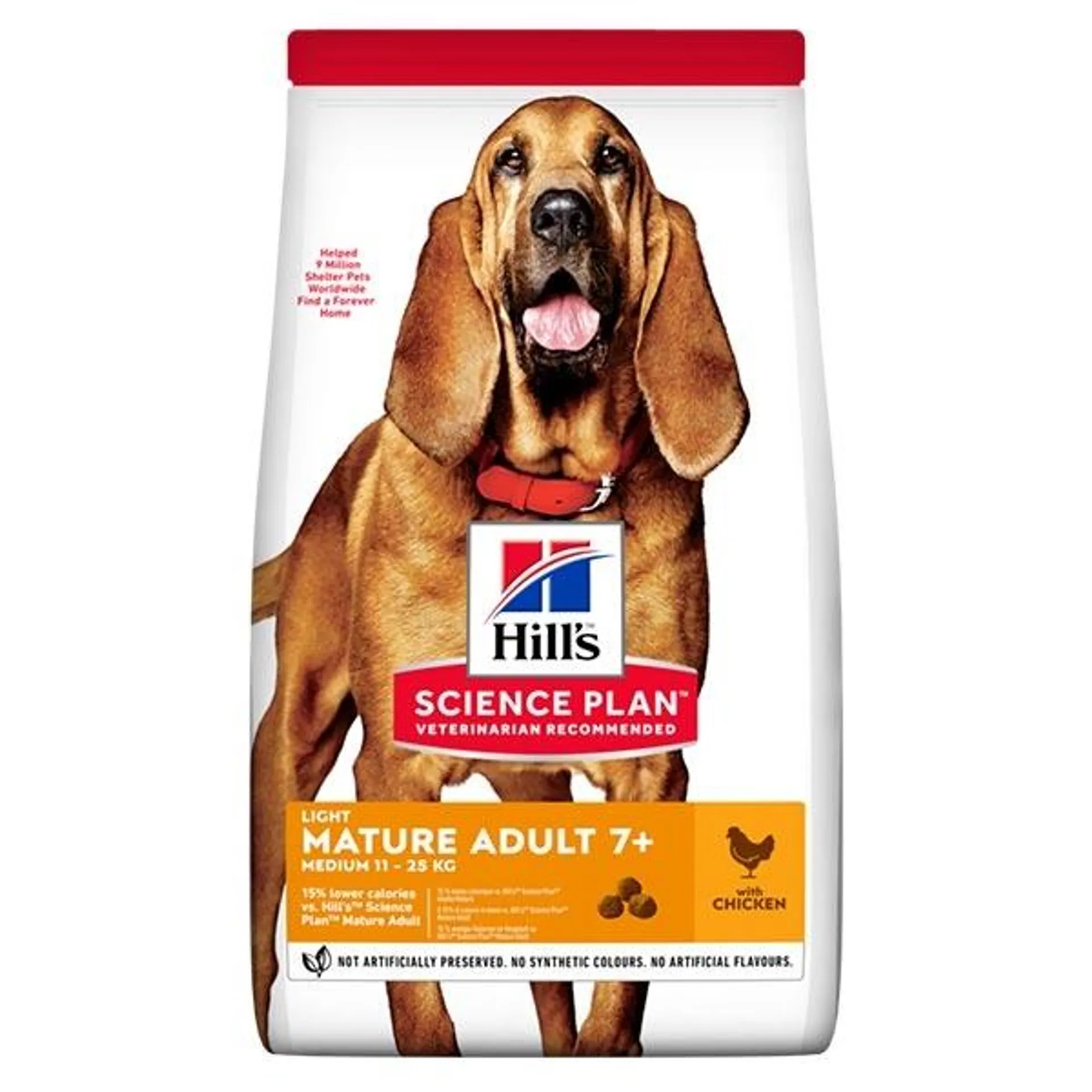 Hill's Pet Nutrition - Science Plan Light Mature Adult 7+ Medium con Pollo