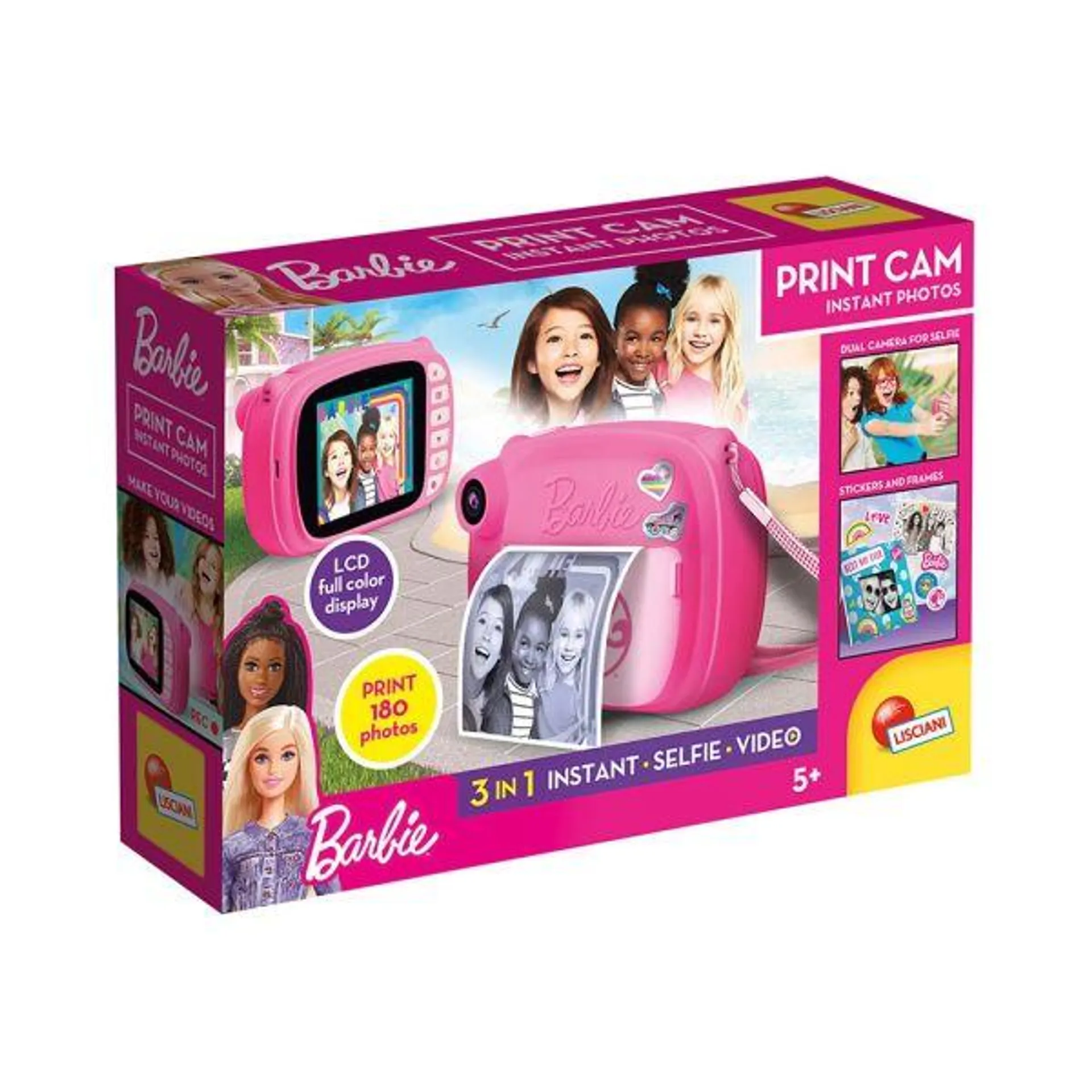 Fotocamera Istantanea 3 in 1 Barbie - Lisciani Giochi