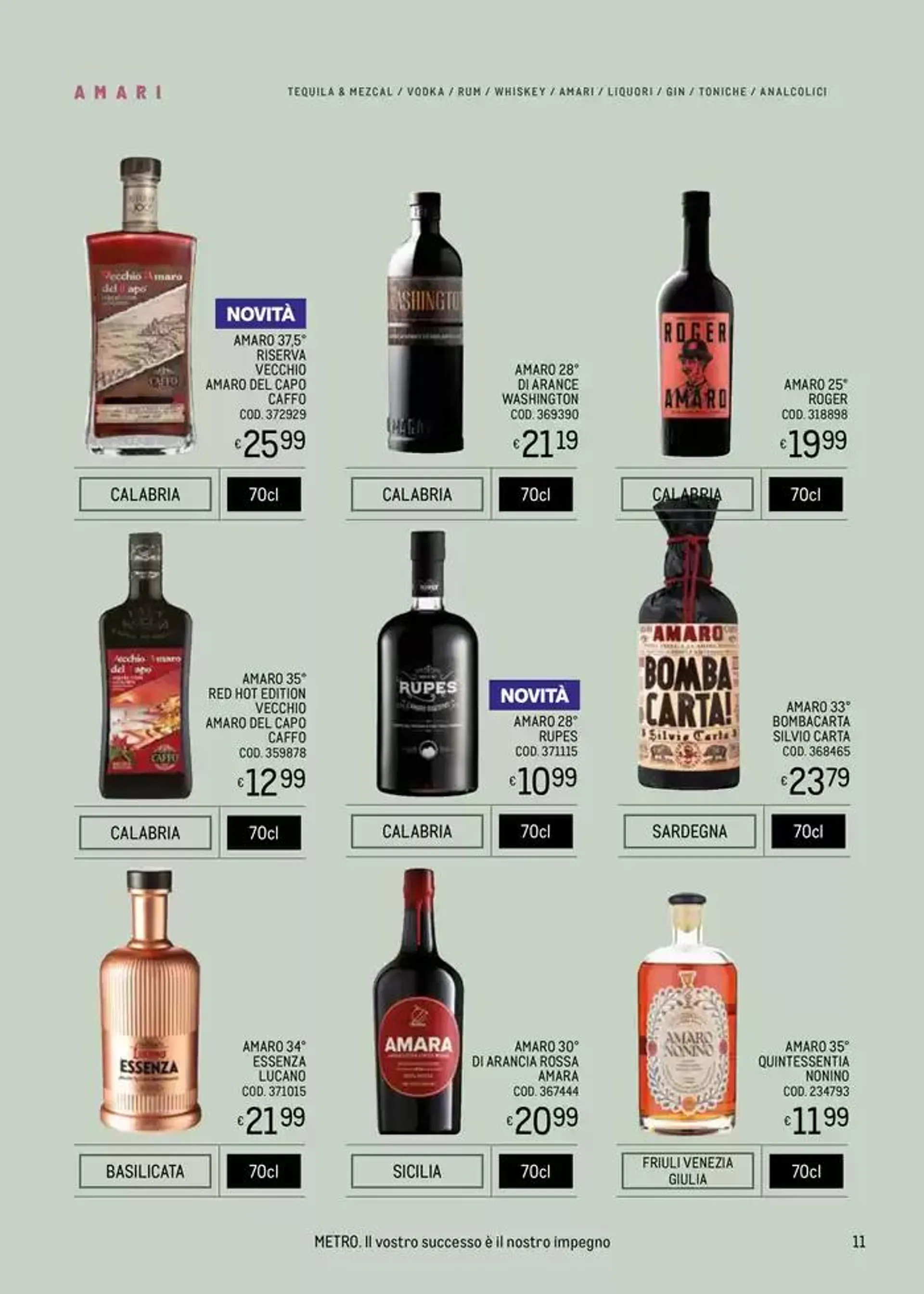 METRO SPIRITS ESTATE 2025 da 9 maggio a 27 agosto di 2025 - Pagina del volantino 11
