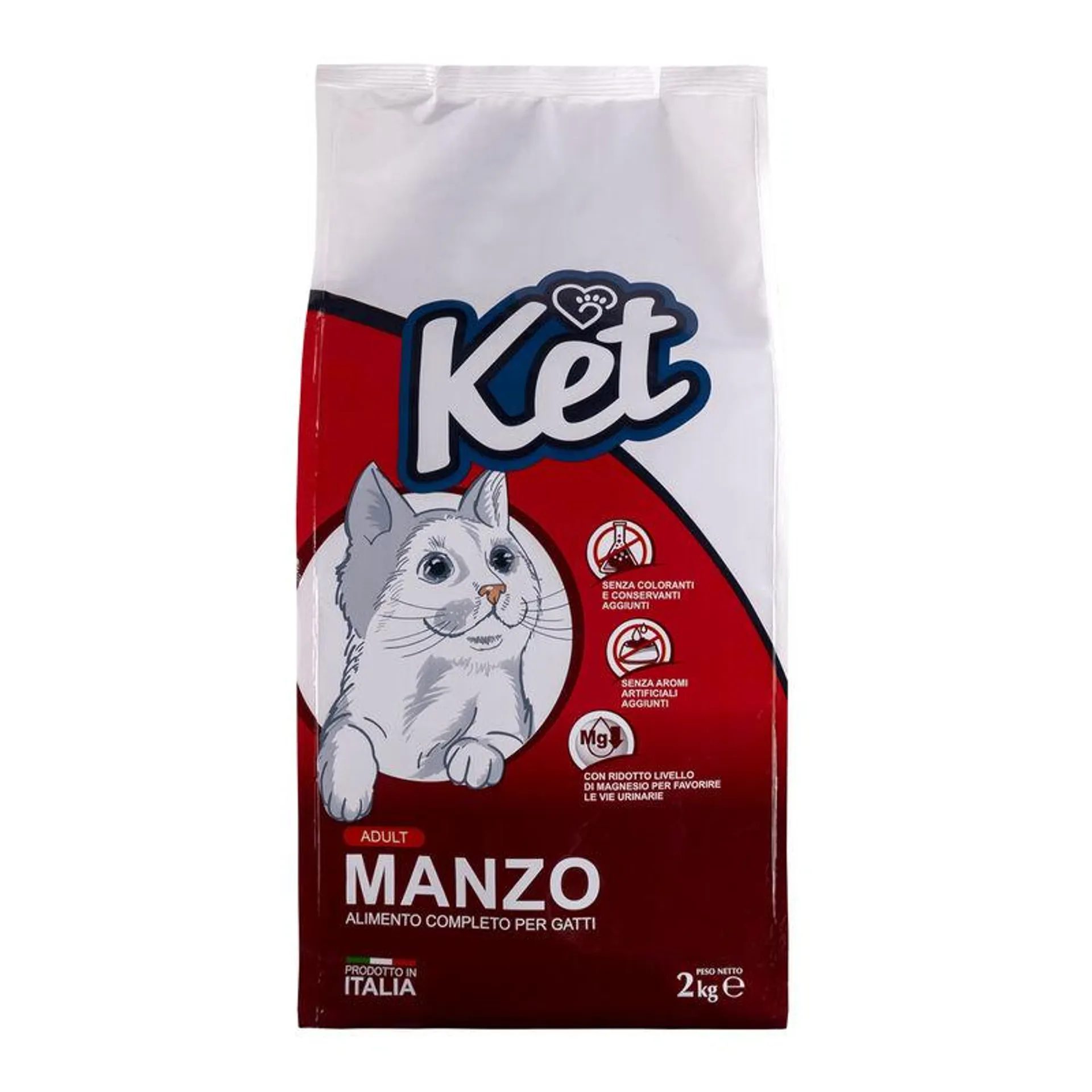 Ket Cat Adult Manzo 2 kg