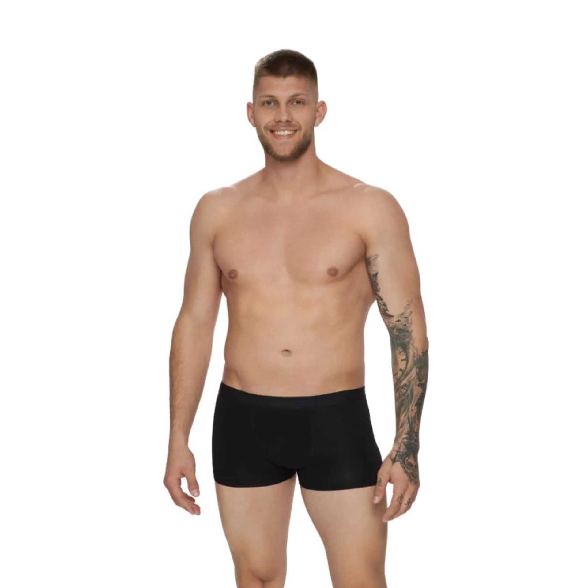 LIS-32035-02 - Bi-pack boxer uomo Hermes in cotone - nero
