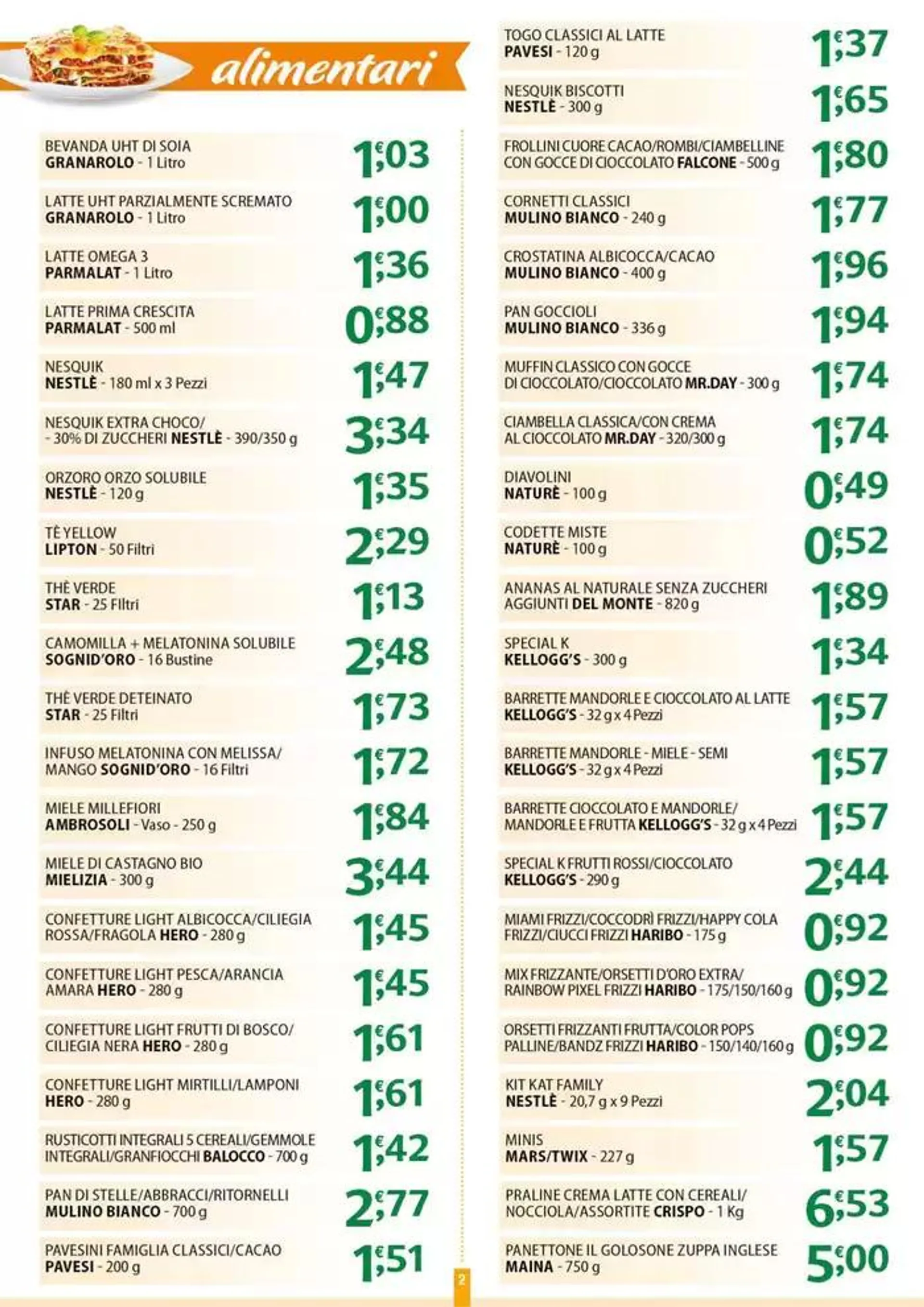 Sottocosto da 11 dicembre a 13 dicembre di 2024 - Pagina del volantino 2