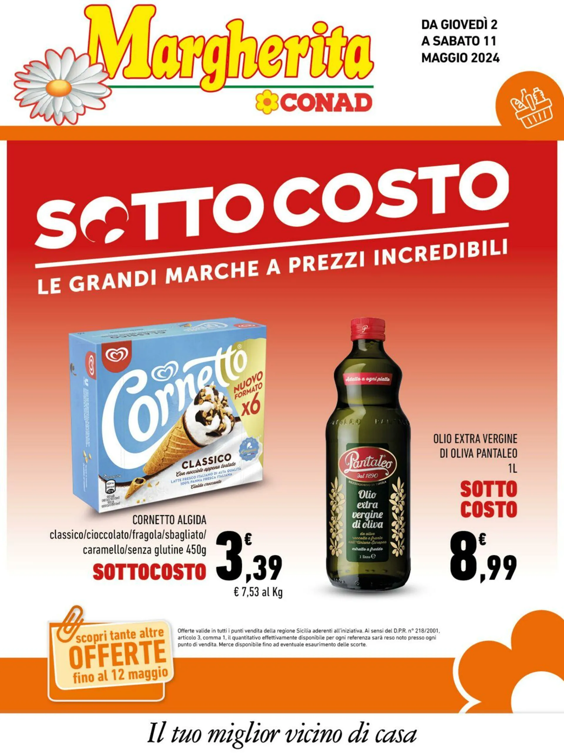 Conad - Margherita - Palermo Volantino attuale da 2 maggio a 11 aprile di 2025 - Pagina del volantino 