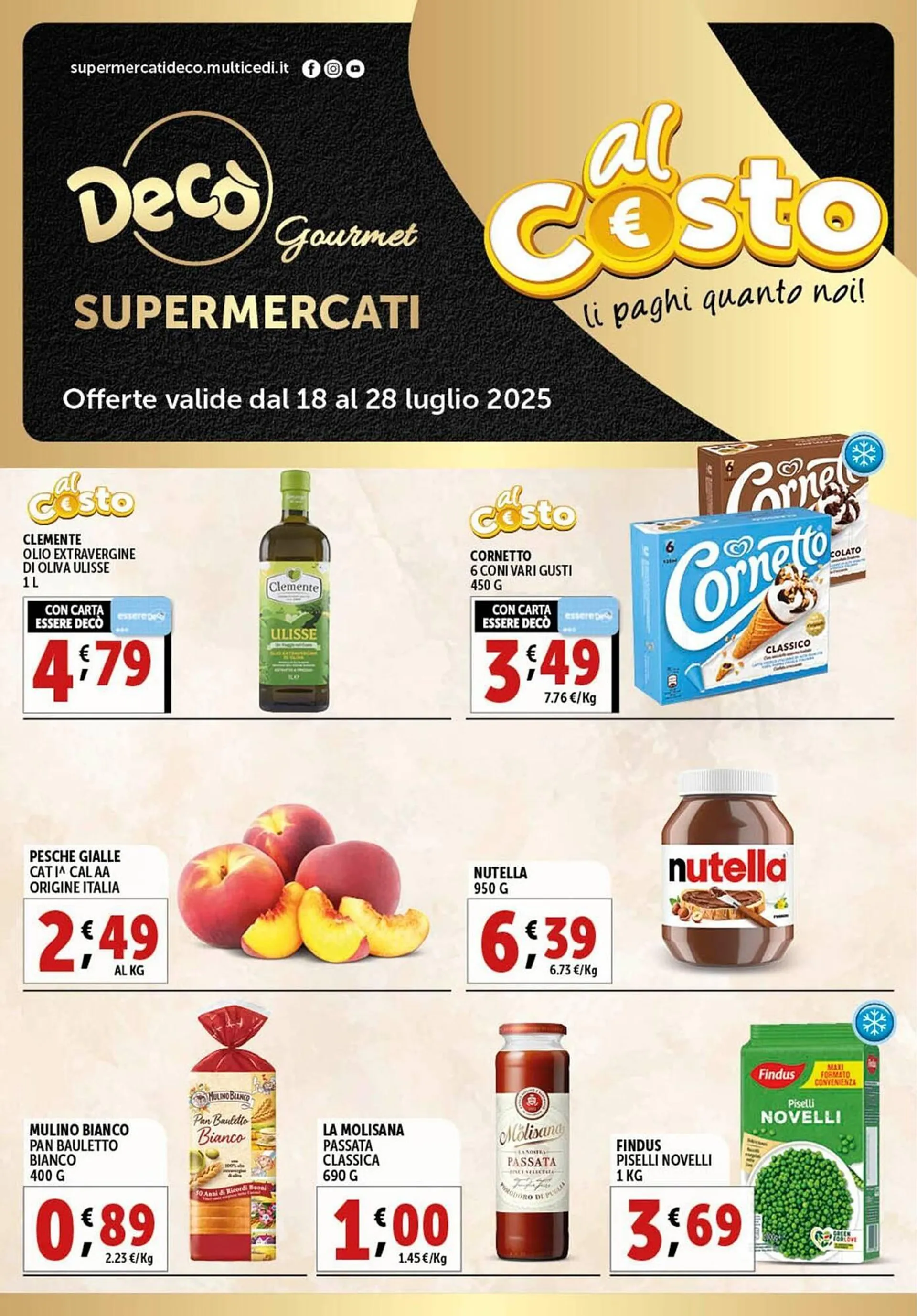 Volantino Deco Market da 18 luglio a 28 luglio di 2025 - Pagina del volantino 1
