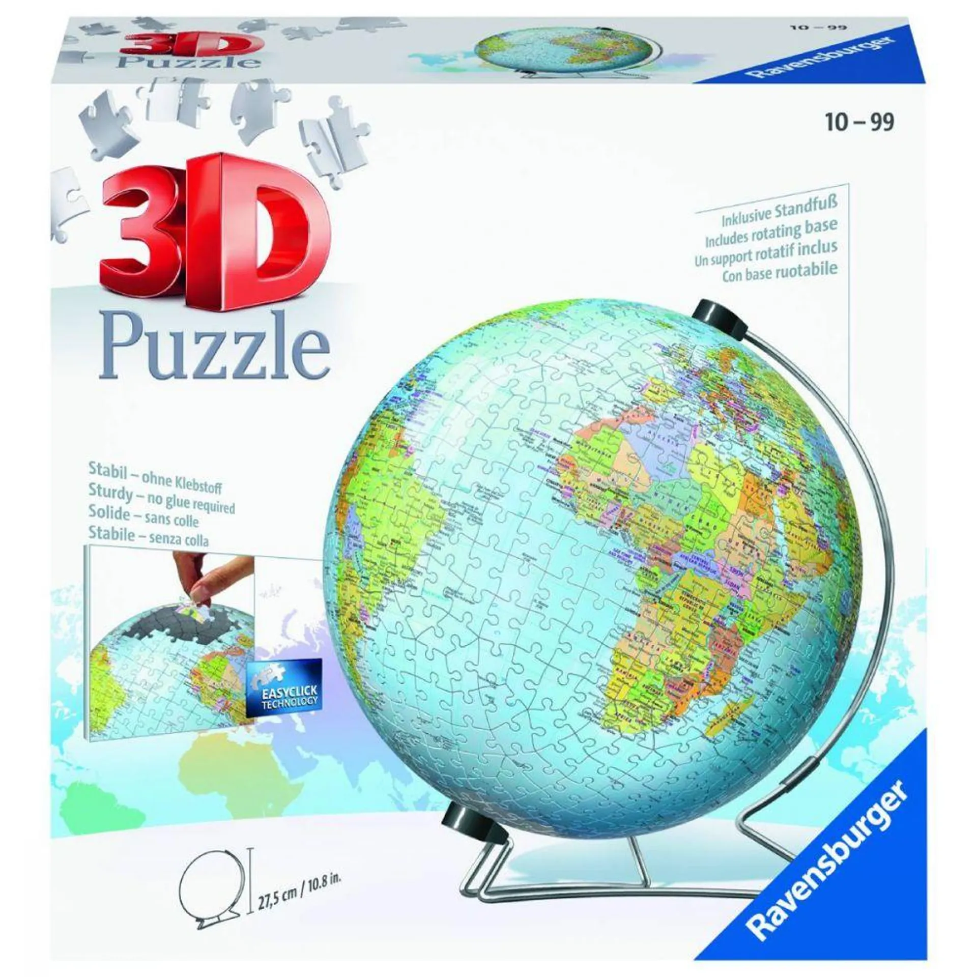 Ravensburger Puzzle 3D Globo 540 pz