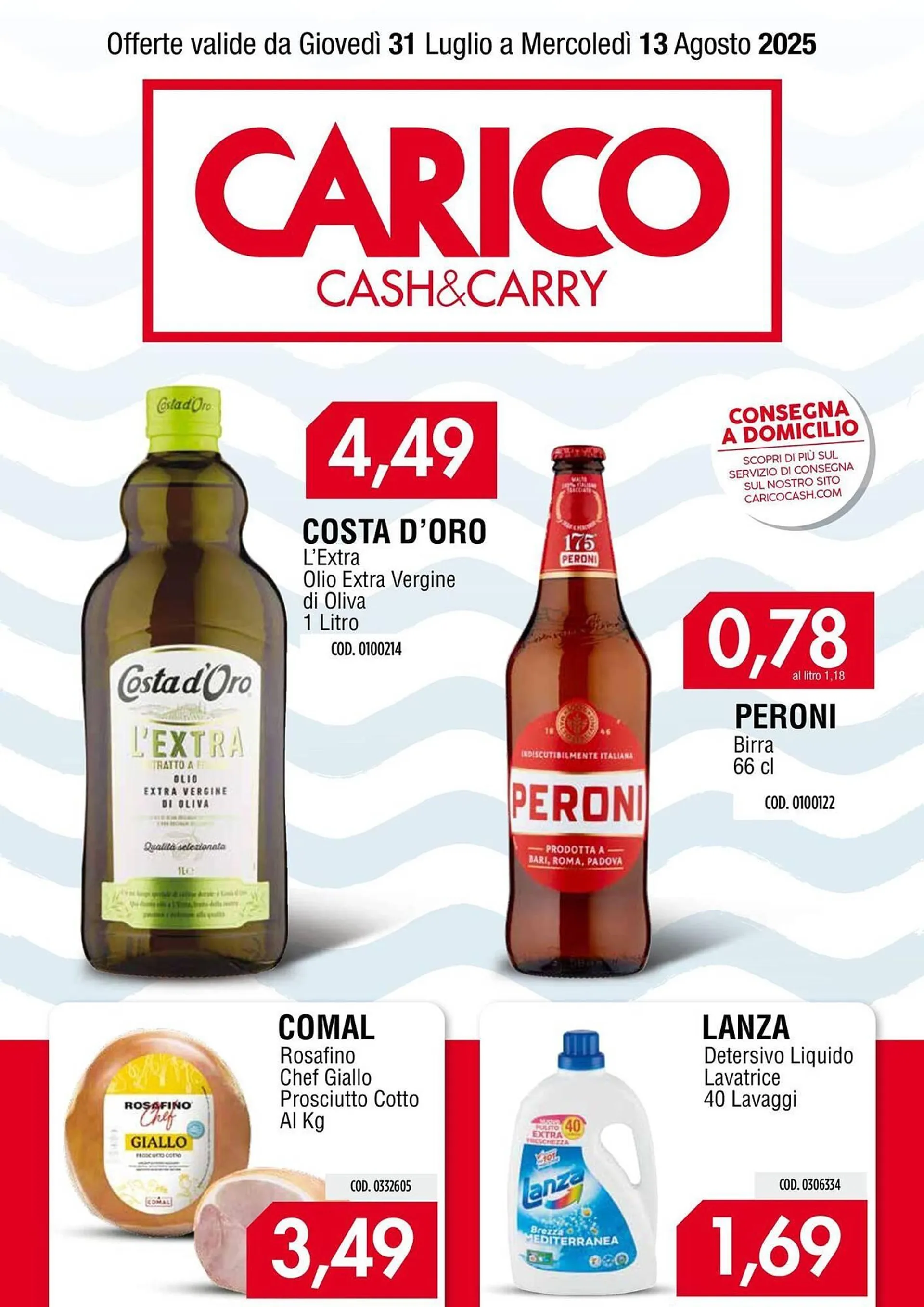 Volantino Carico Cash & Carry da 31 luglio a 13 agosto di 2025 - Pagina del volantino 1