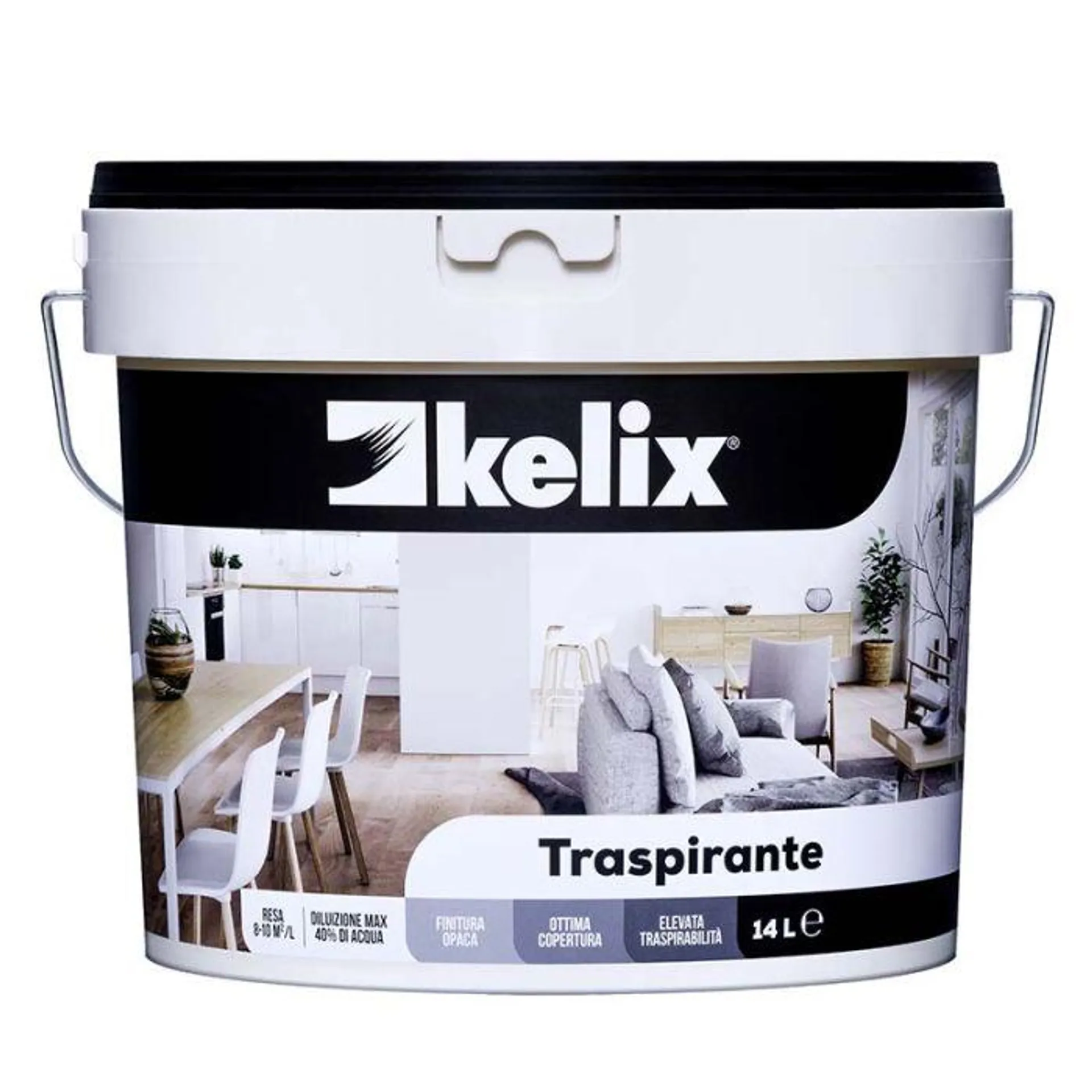 Kelix Idropittura traspirante, 14 litri