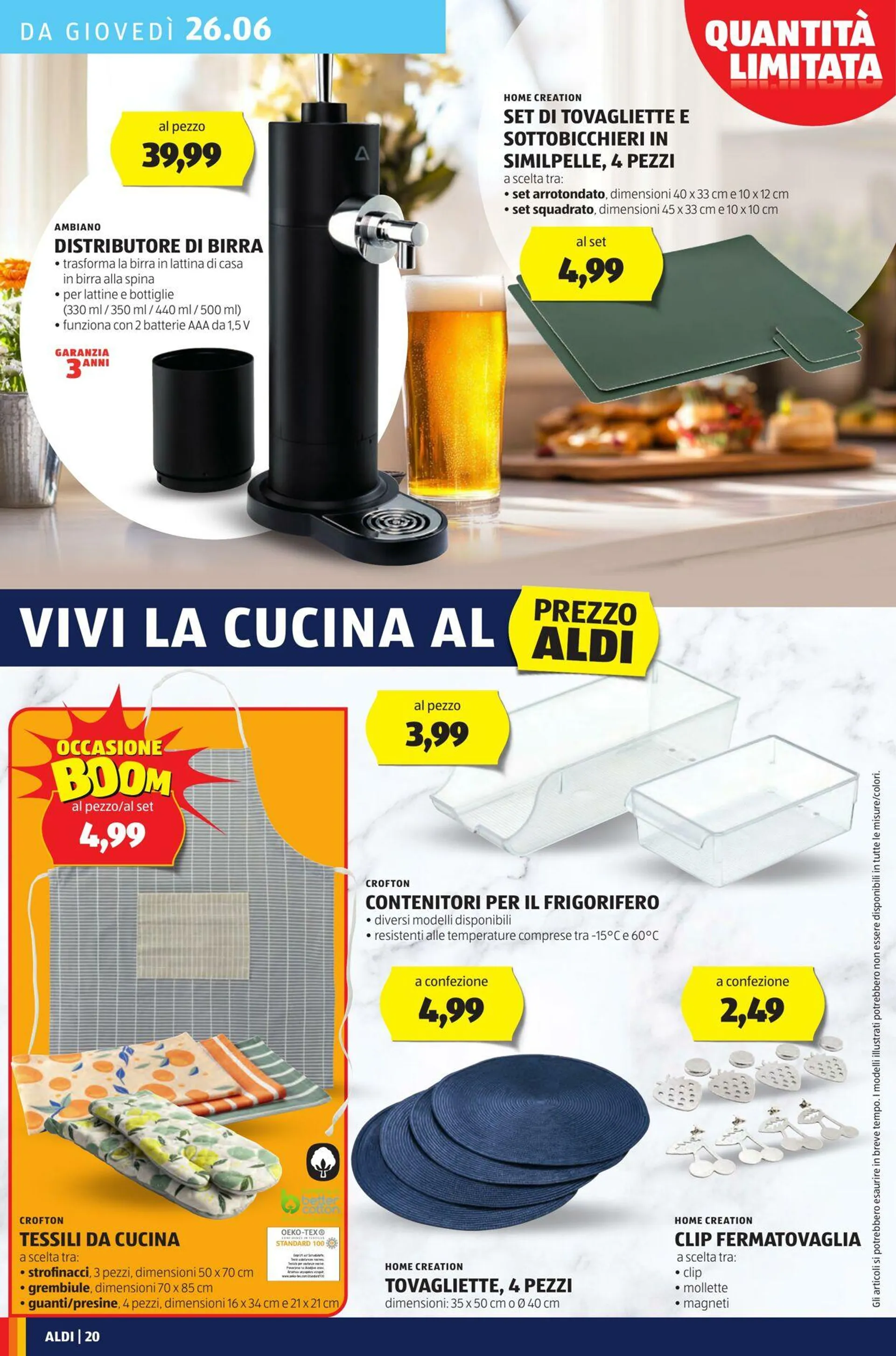 Aldi Volantino attuale da 23 giugno a 29 giugno di 2025 - Pagina del volantino 20