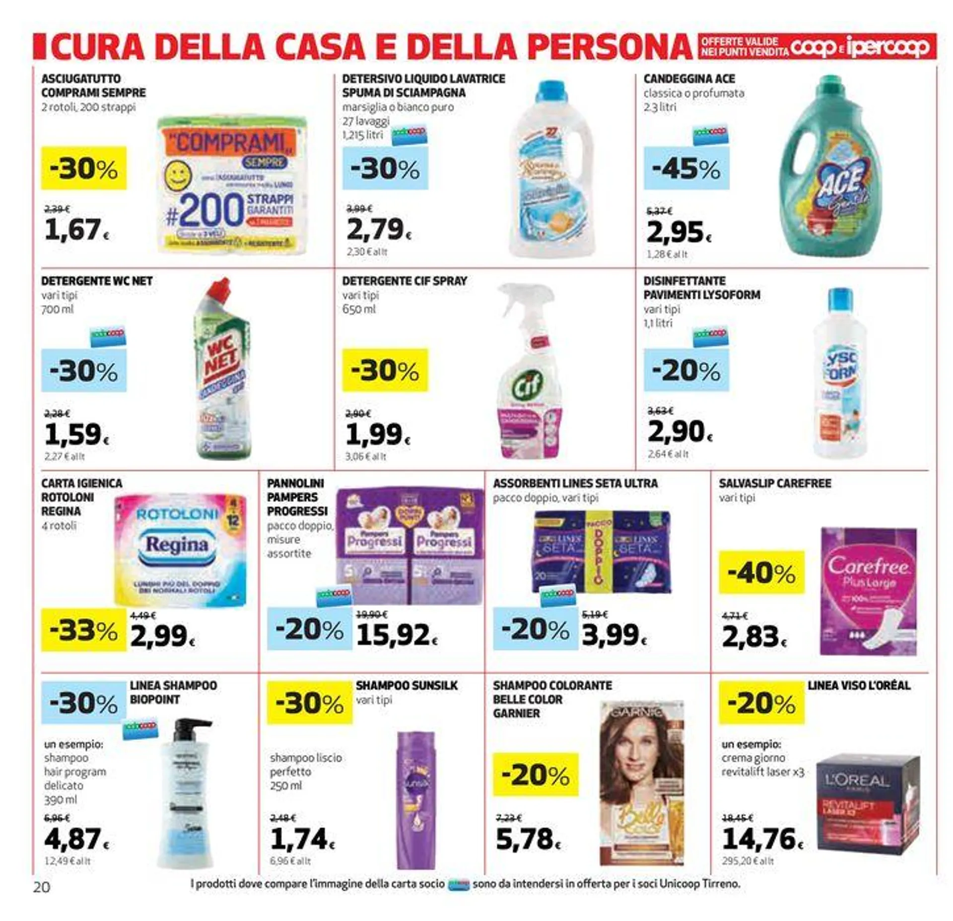 30%40%50% di sconto sulle grandi marche. da 22 agosto a 4 settembre di 2024 - Pagina del volantino 20