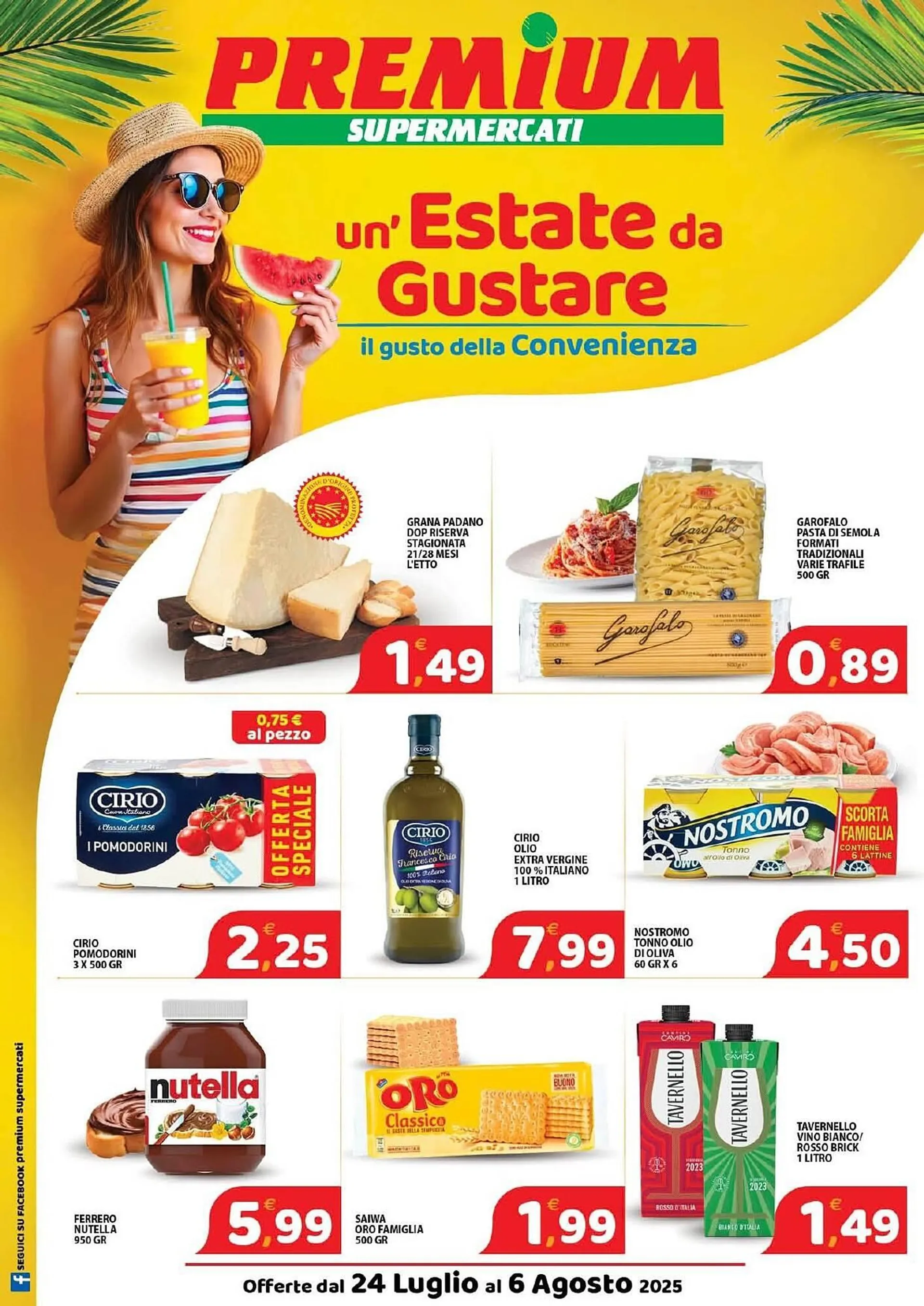 Volantino Premium Supermercati da 27 luglio a 6 agosto di 2025 - Pagina del volantino 1