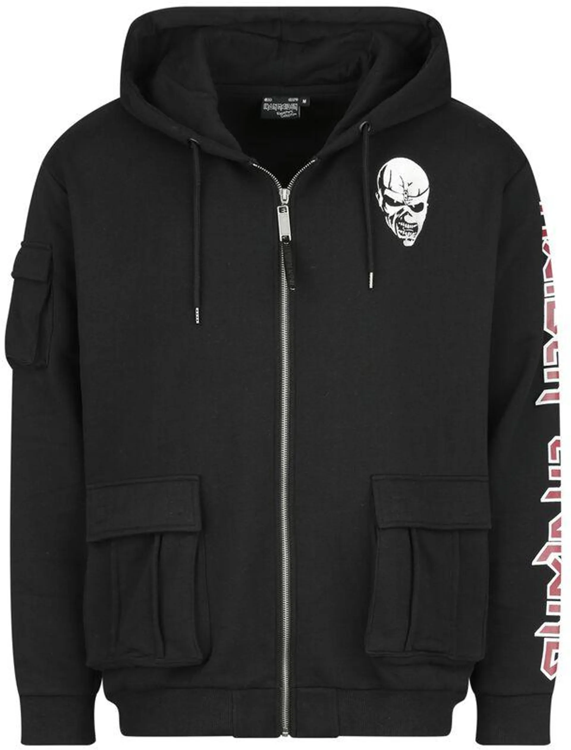 "EMP Signature Collection" Kapuzenjacke schwarz von Iron Maiden