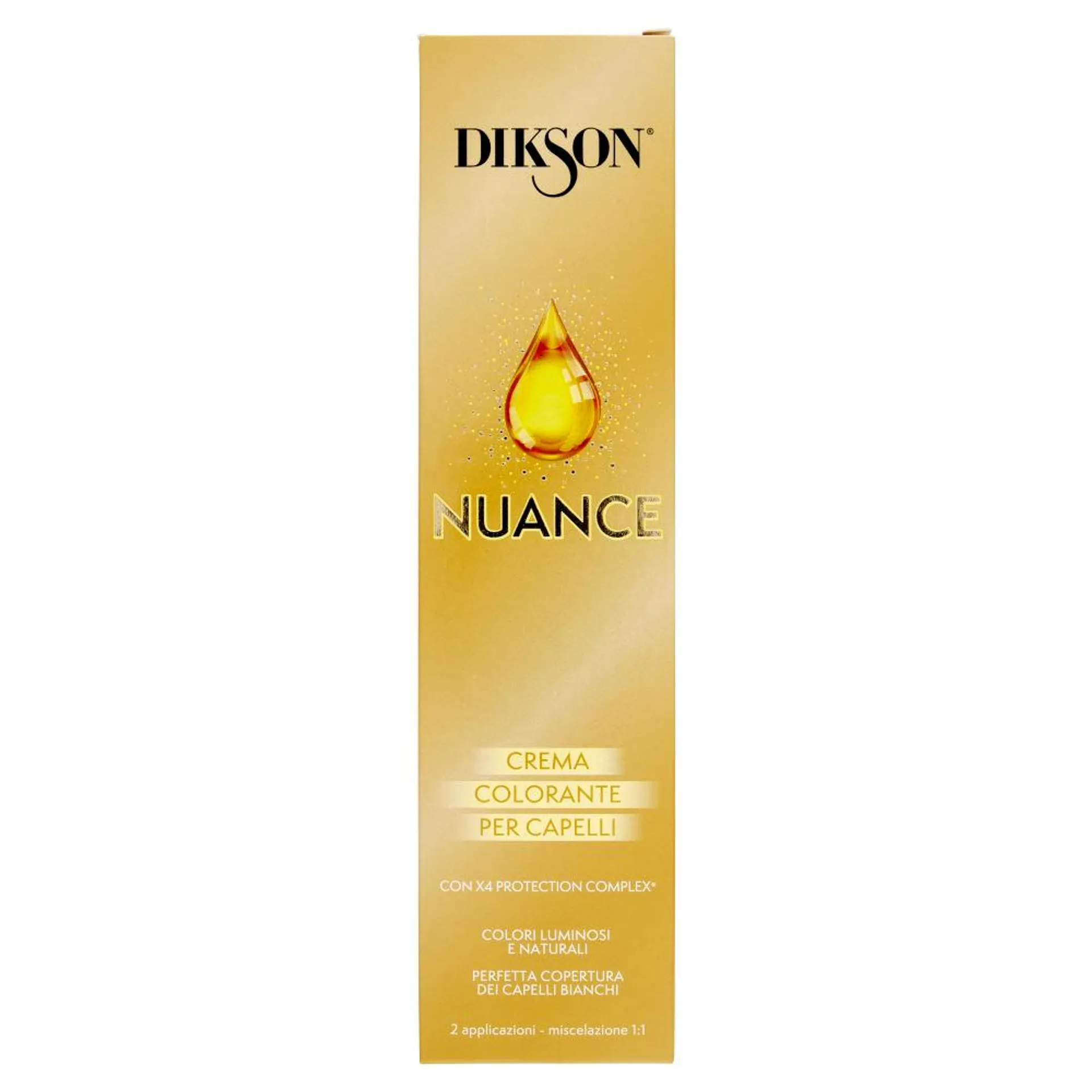 Dikson Nuance Crema Colorante per Capelli 7N - 7.0 Biondo 100 ml