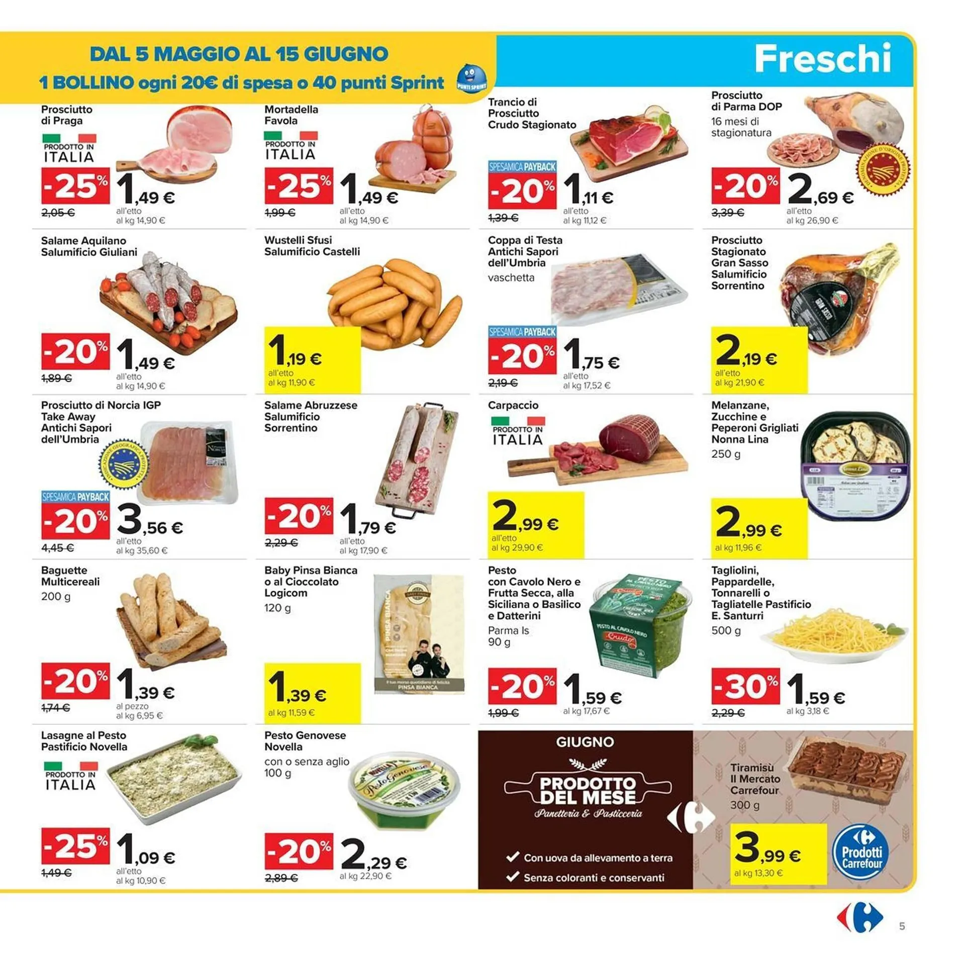 Volantino Carrefour Iper da 29 maggio a 11 giugno di 2025 - Pagina del volantino 5