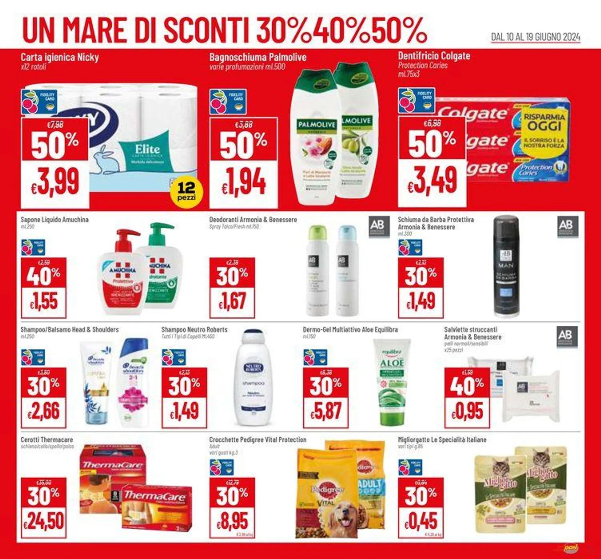 Un mare di sconti 30%40%50% da 10 giugno a 19 giugno di 2024 - Pagina del volantino 7