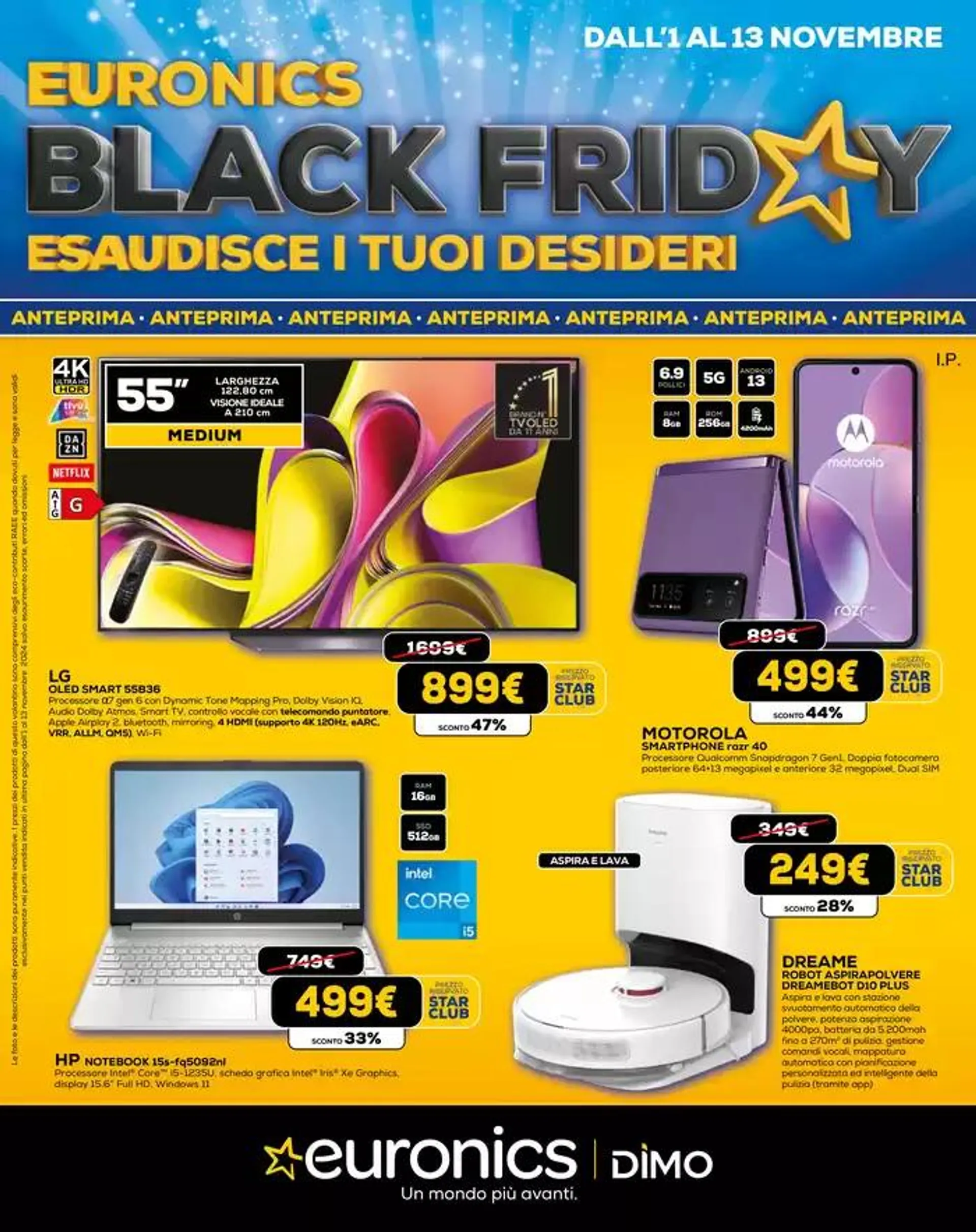 Black Friday Anteprima da 1 novembre a 13 novembre di 2024 - Pagina del volantino 1