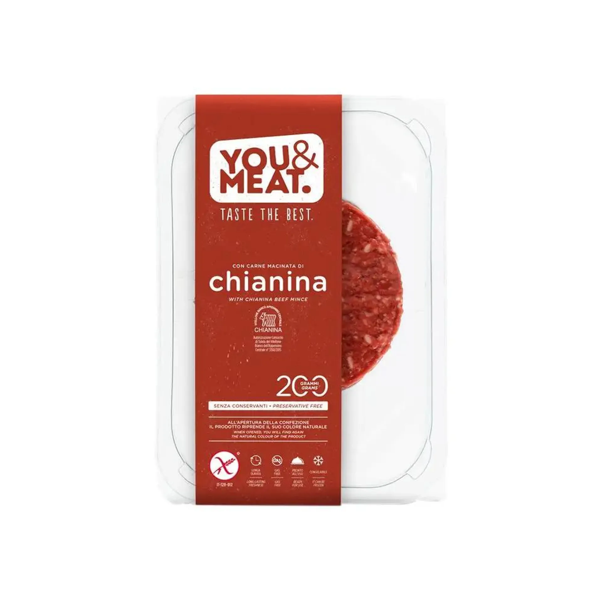 You&Meat Burger di chianina gr. 200