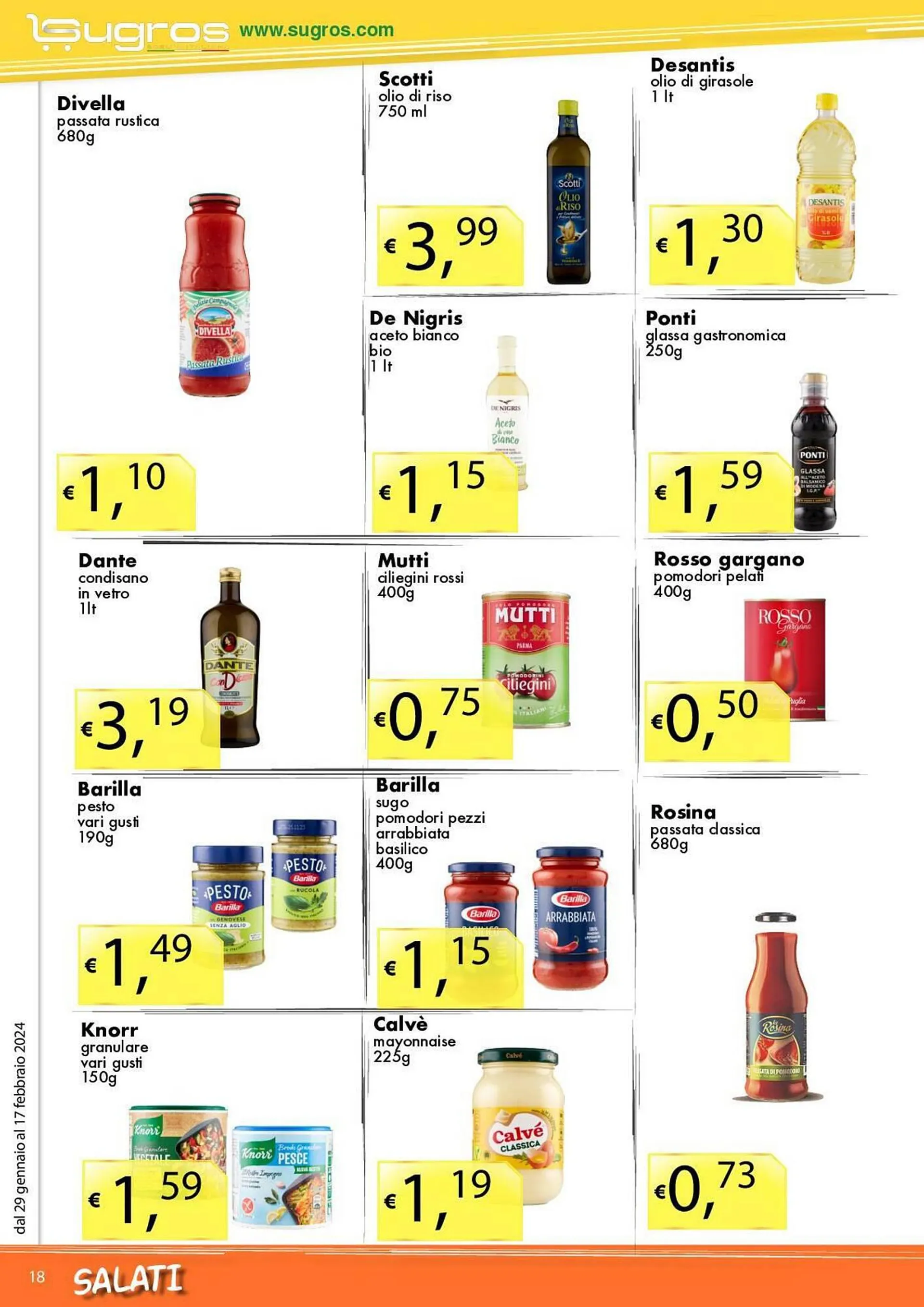 Volantino Sugros da 29 gennaio a 17 febbraio di 2024 - Pagina del volantino 18