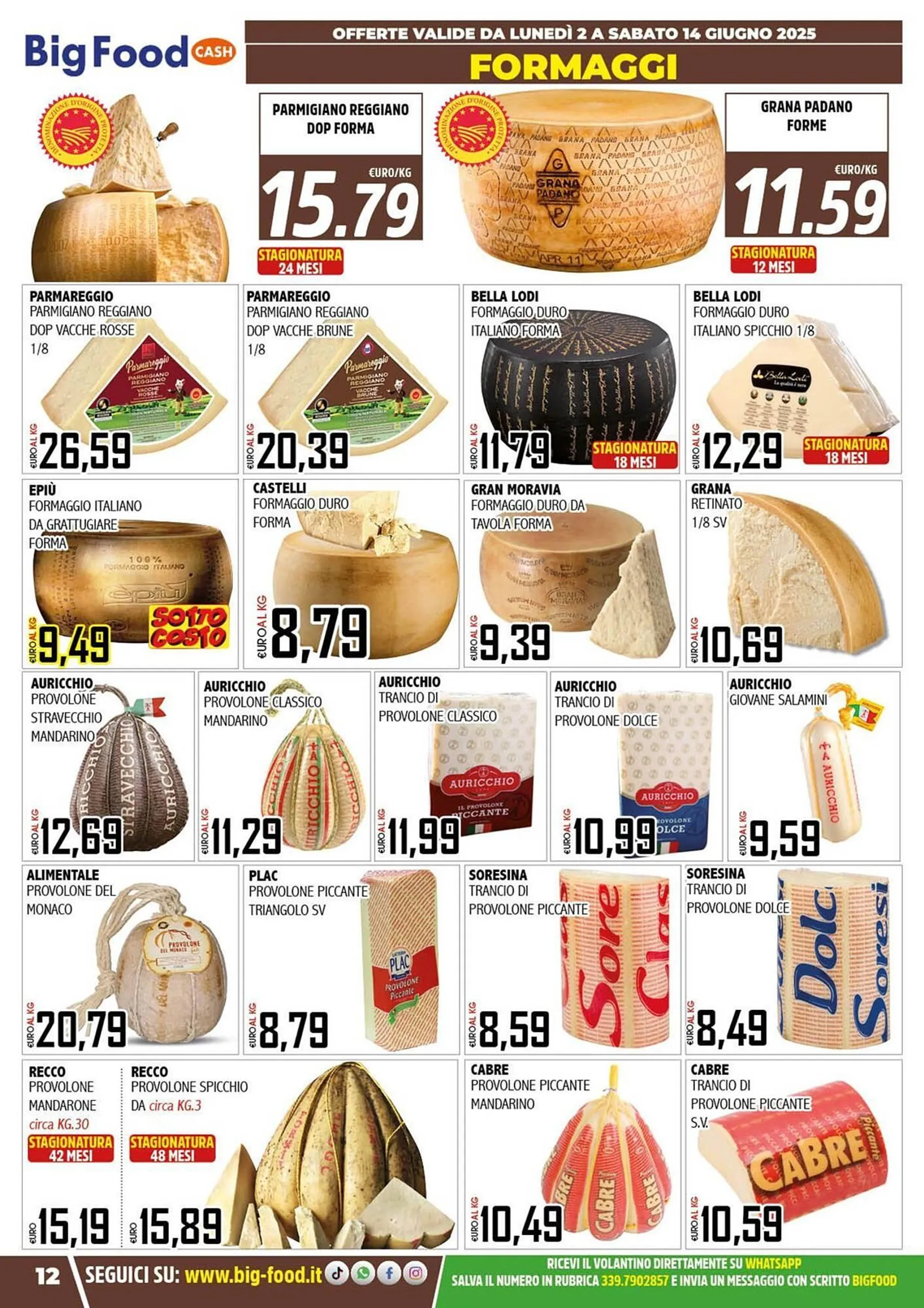 Volantino Big Food da 2 giugno a 14 giugno di 2025 - Pagina del volantino 12