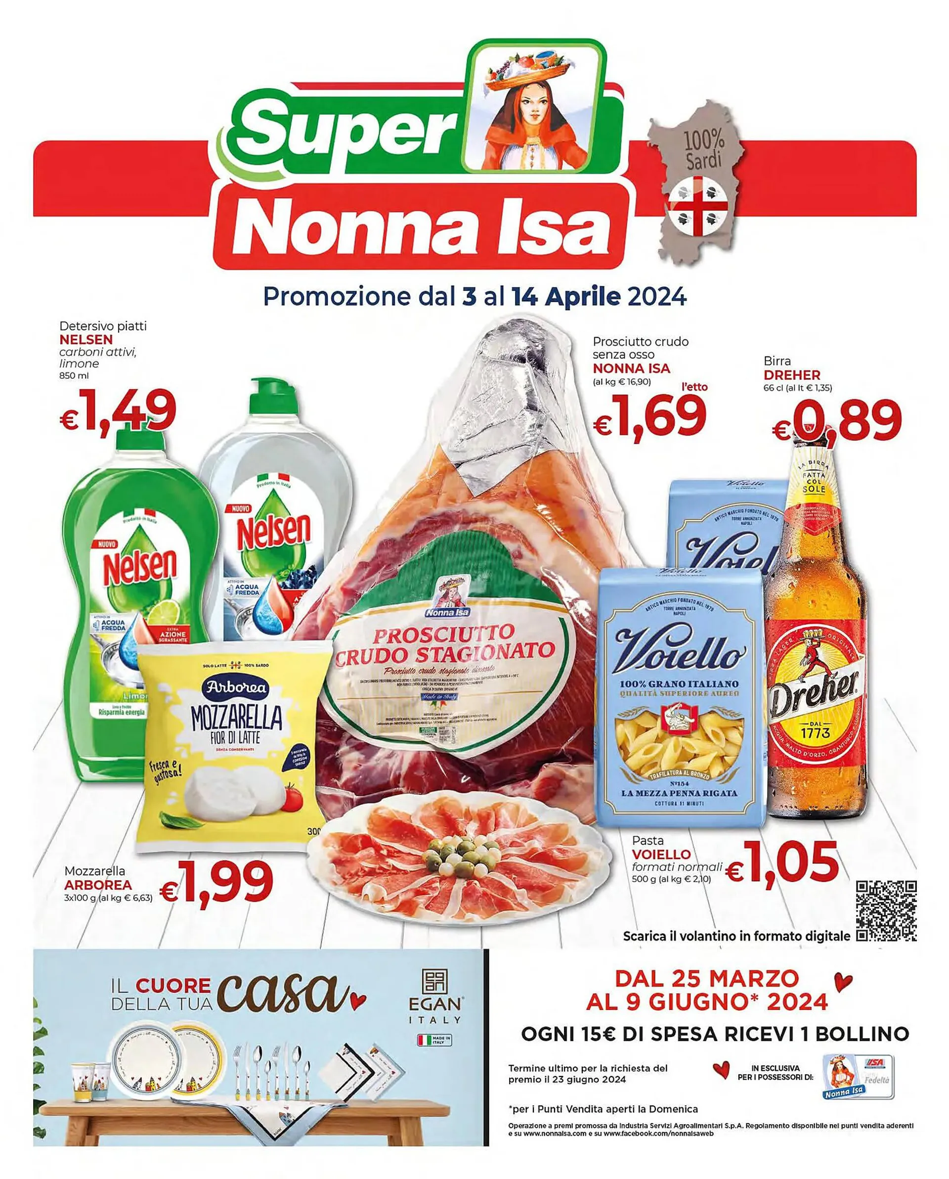 Volantino Supermercati Nonna Isa da 3 aprile a 14 aprile di 2024 - Pagina del volantino 1